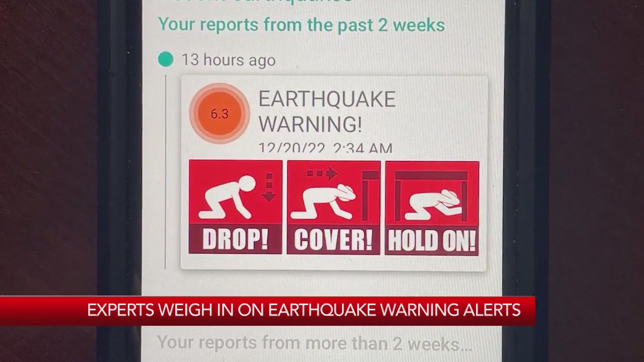 Experts weigh in on earthquake warning alerts. KRON4(00)