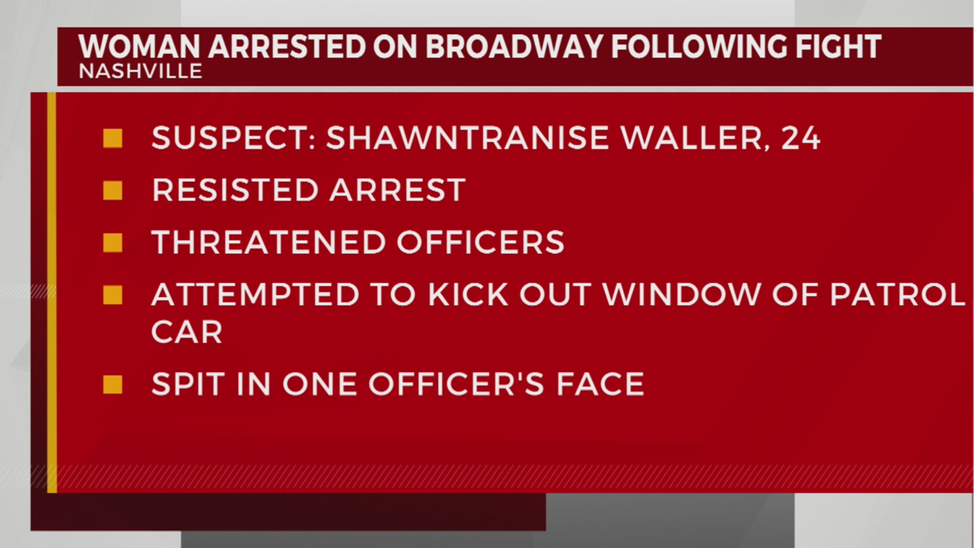 Woman charged after fight on Broadway – WKRN News 2