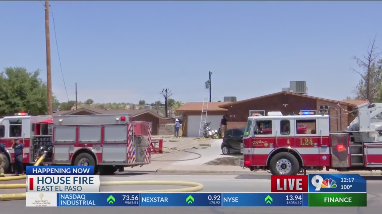 El Paso fire crews respond to blaze in East El Paso – KTSM 9 News