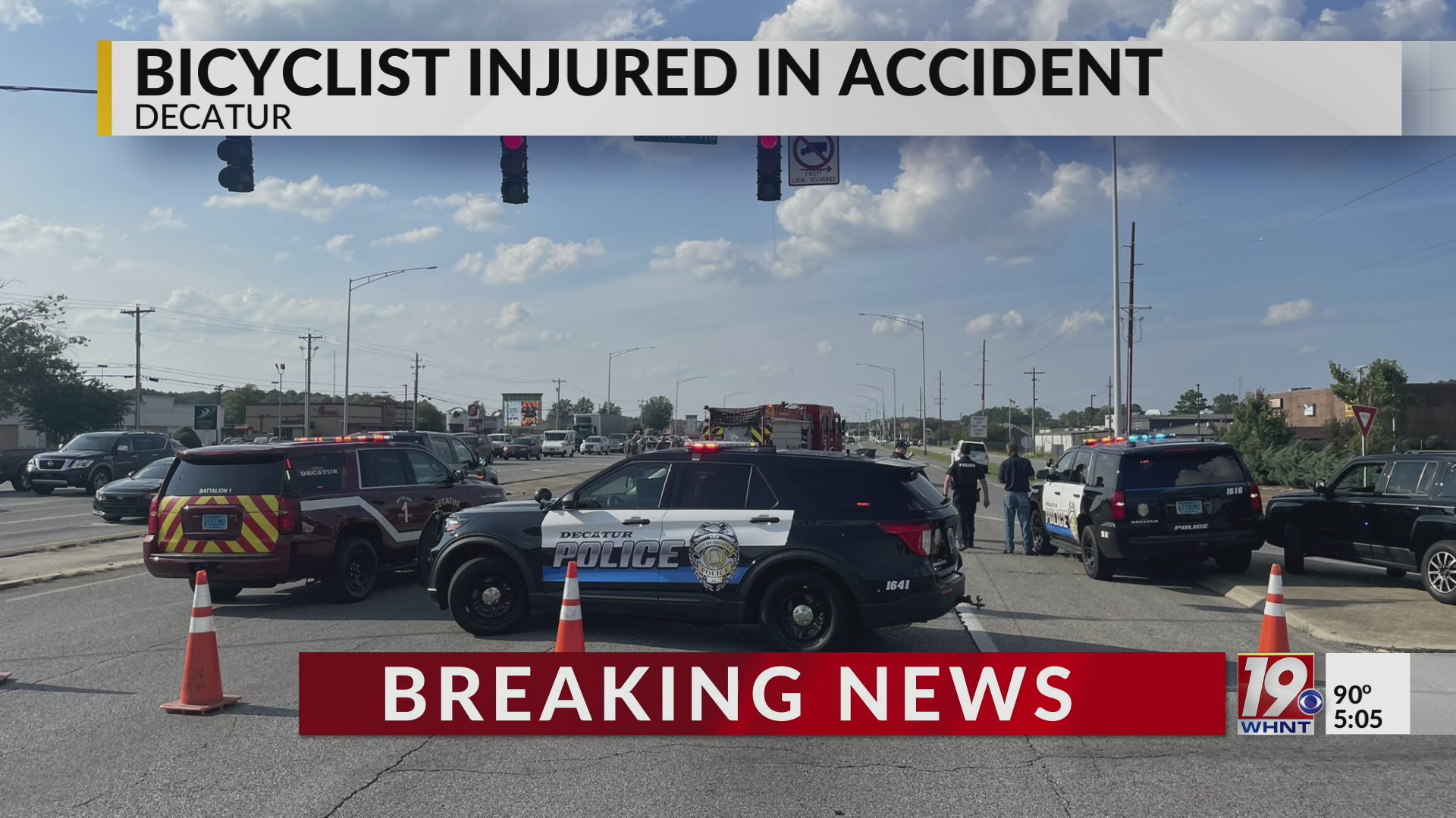 Bicyclist Injured in Crash | Sept 11, 2023 | News 19 at 5 p.m. – WHNT.com