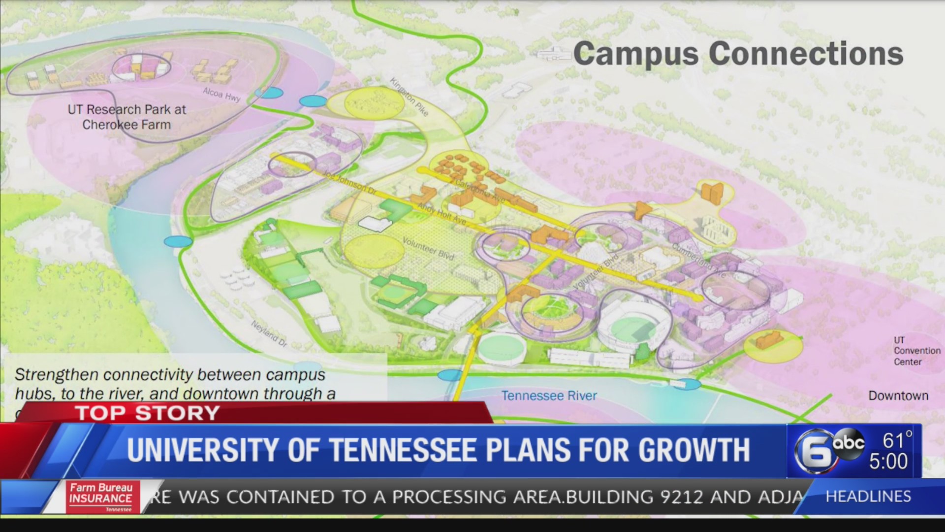 UT Knoxville Campus Master Plan Charts Path For Continued Growth WATE 