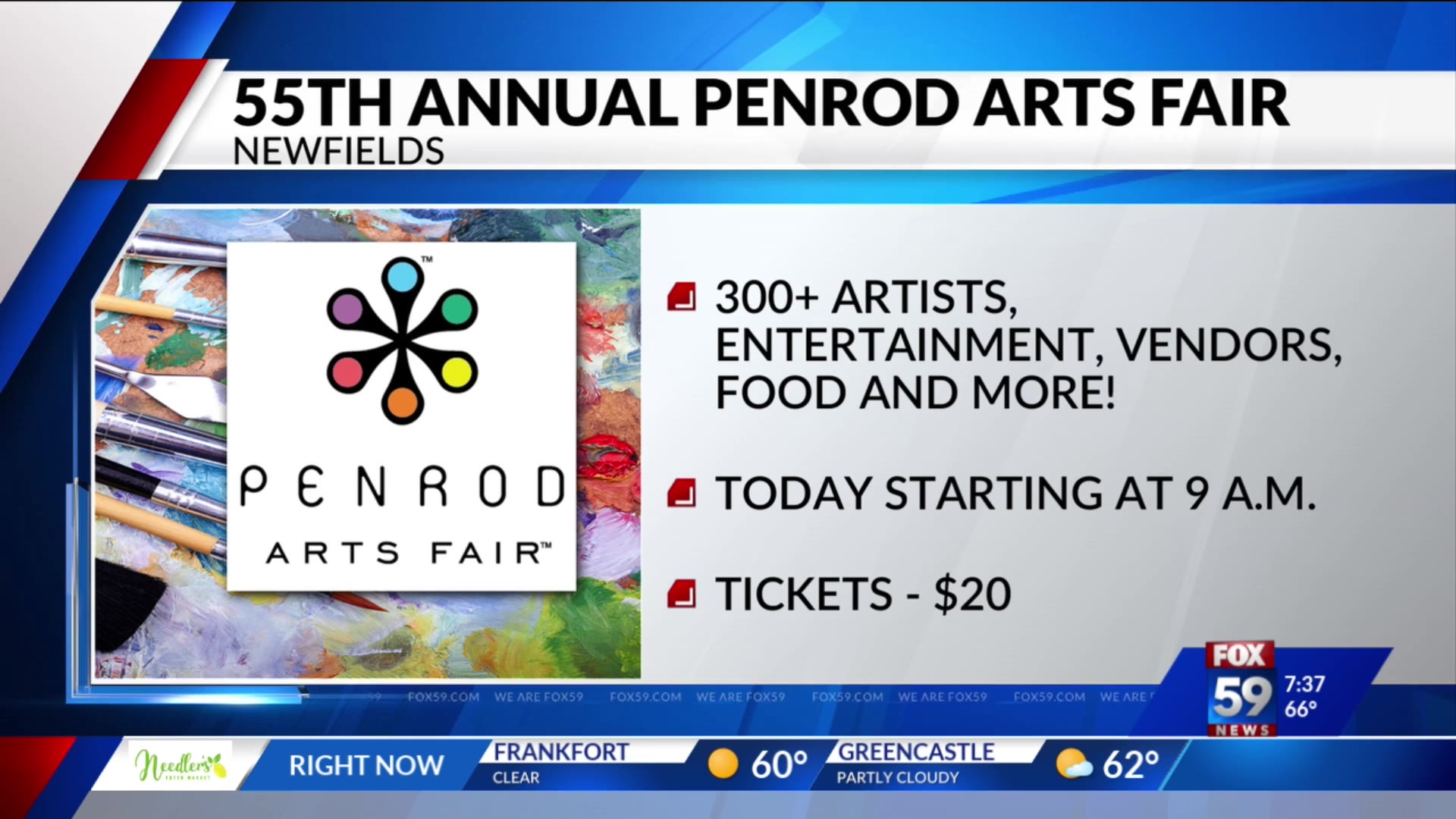 Penrod Arts Fair celebrating their 55th year Fox 59