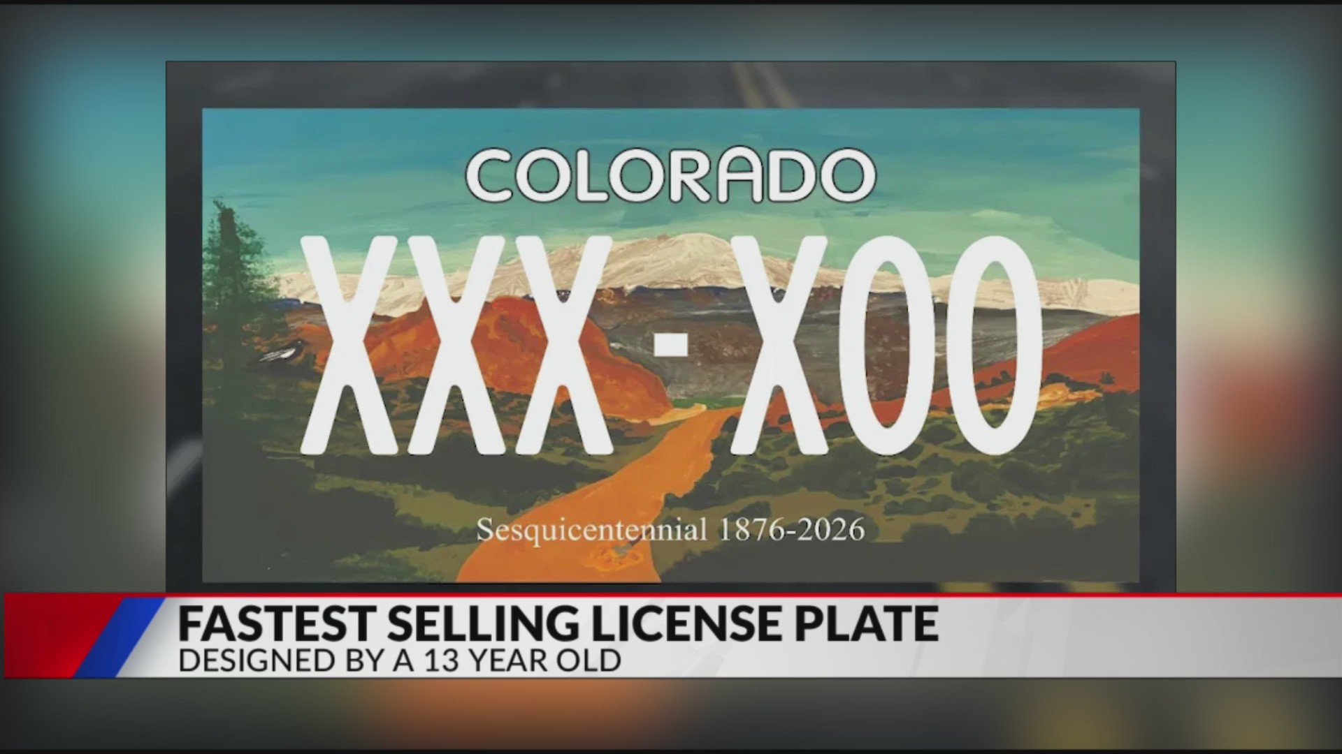 This is the fastestselling license plate in Colorado history FOX31