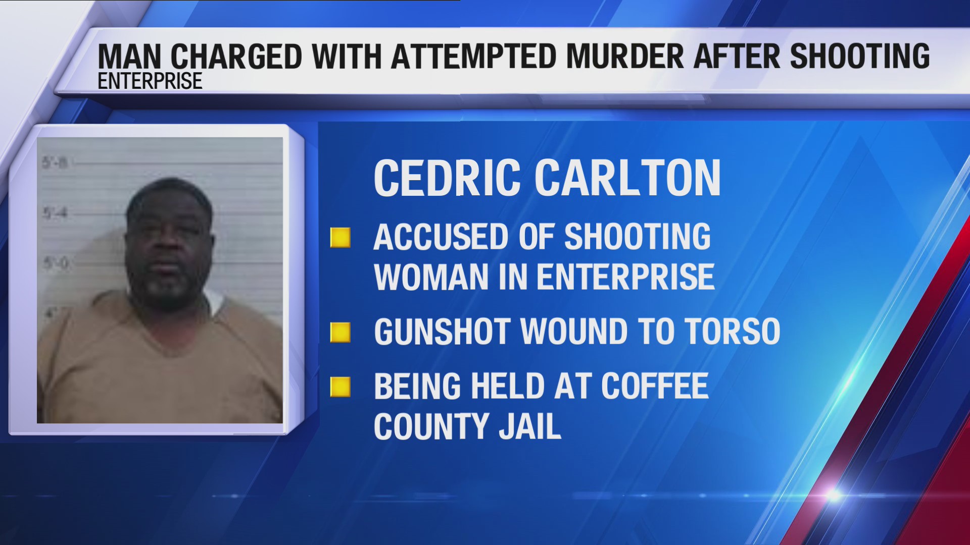 Enterprise man charged with attempted murder after shooting a woman ...