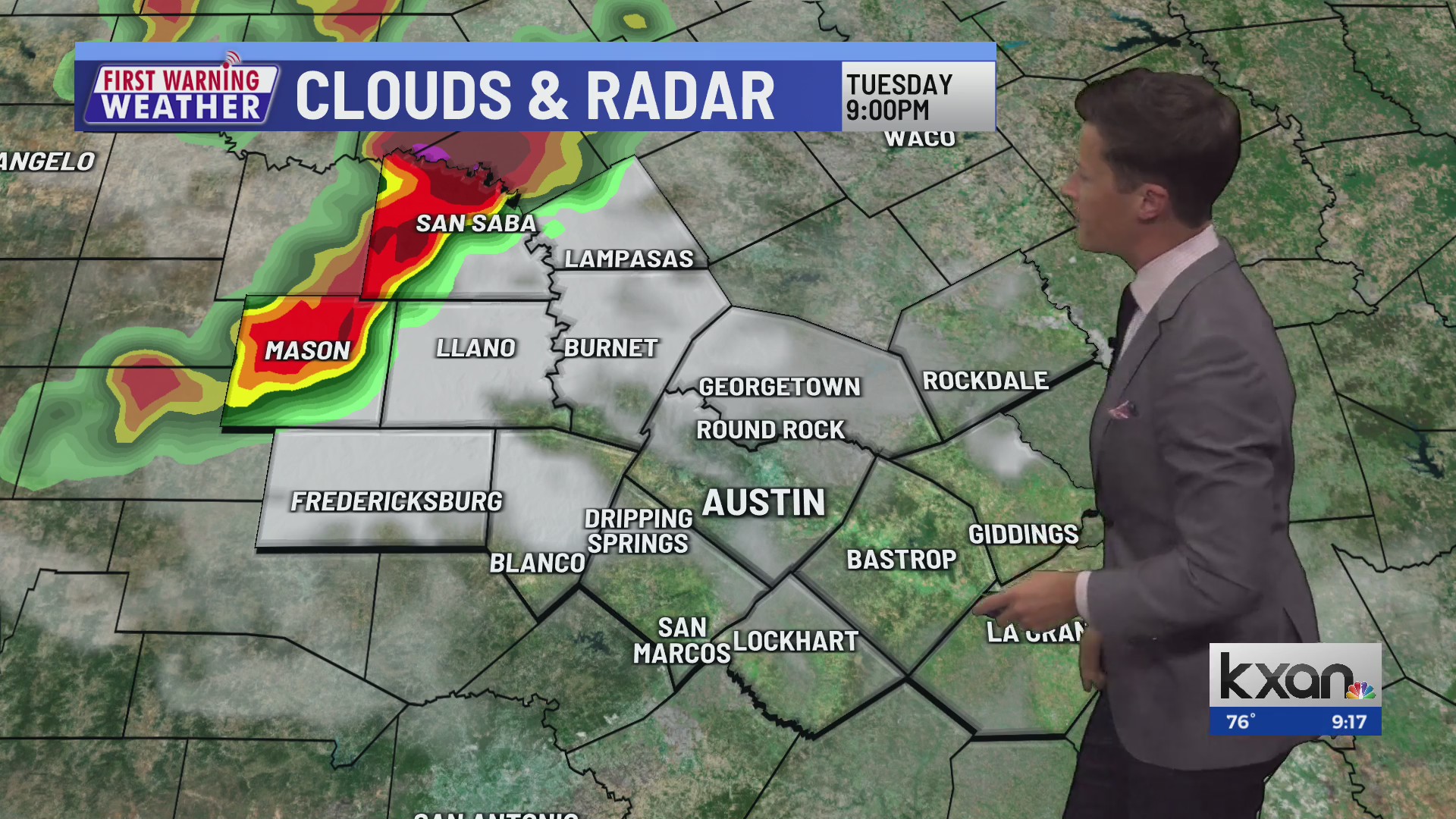 Monday overnight First Warning Forecast – KXAN Austin