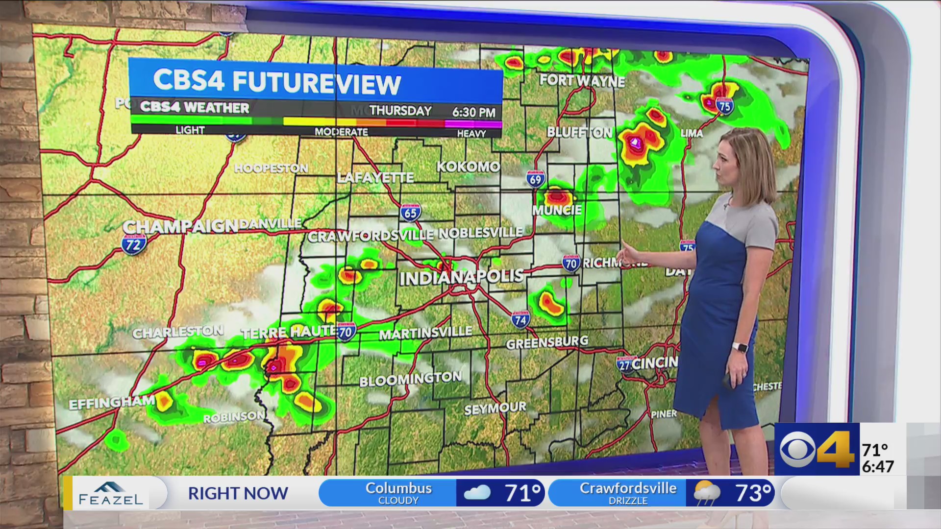 Krista is tracking a hot and humid day with storms – Fox 59