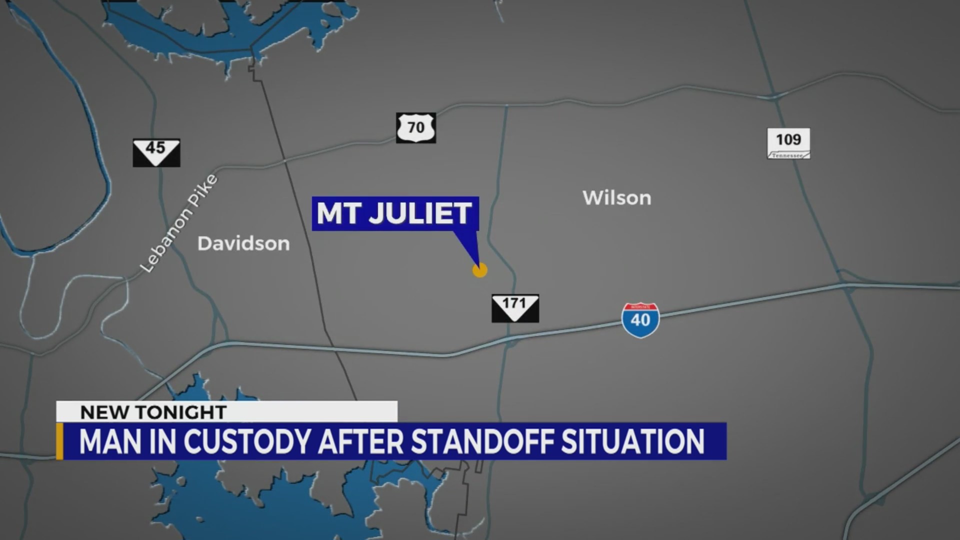 Man in custody after Mt. Juliet standoff situation – WKRN News 2