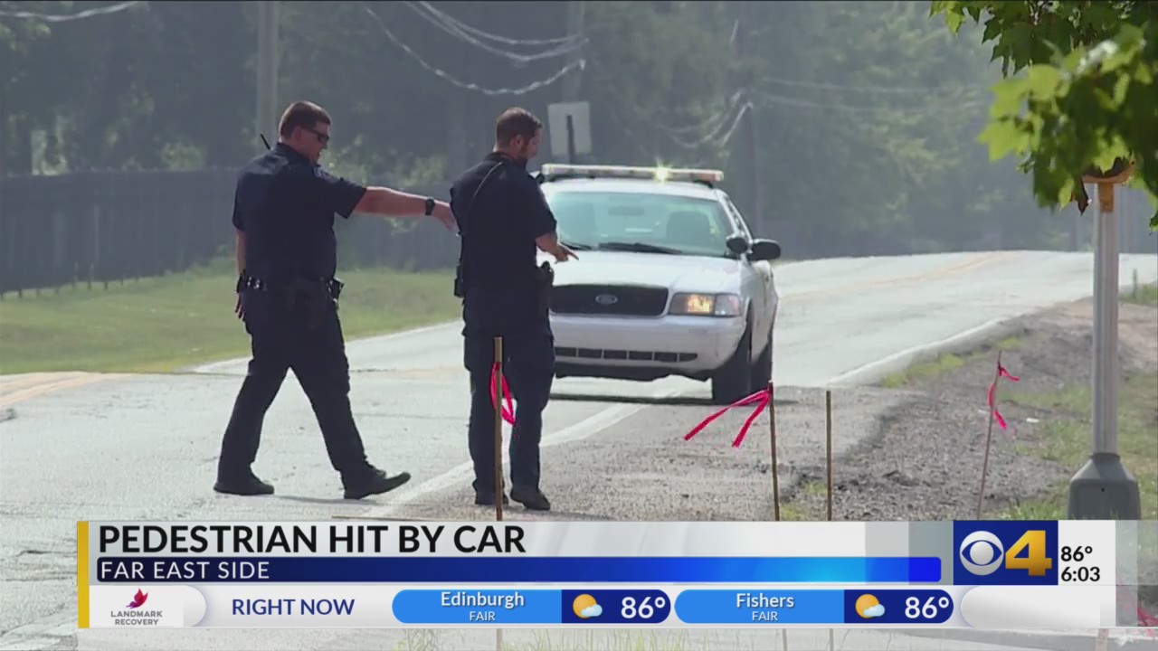 Pedestrian reportedly struck with car on Indy’s far east side – Fox 59