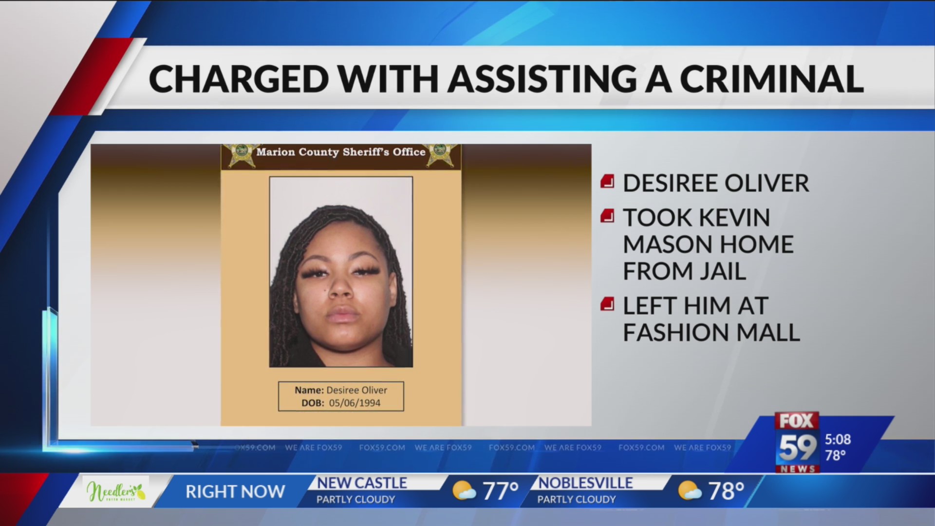 Indy woman faces 6 years for assisting murder suspect mistakenly ...