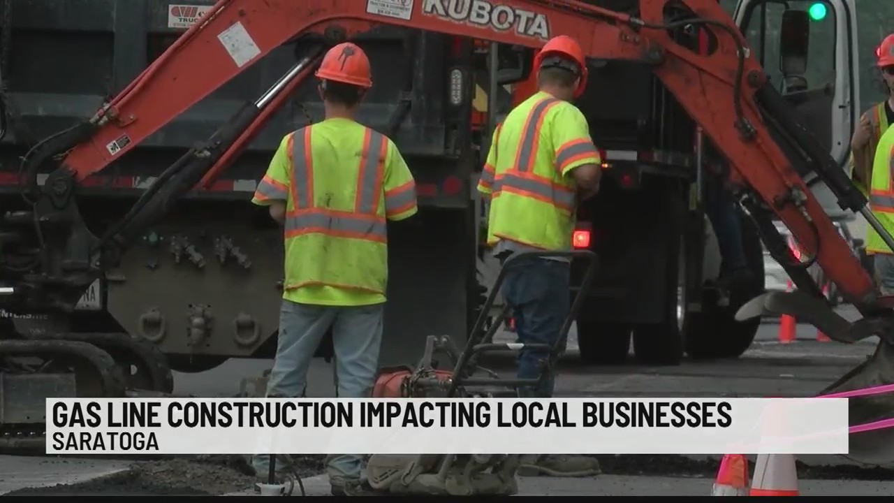 Gas line construction impacts Saratoga businesses NEWS10 ABC