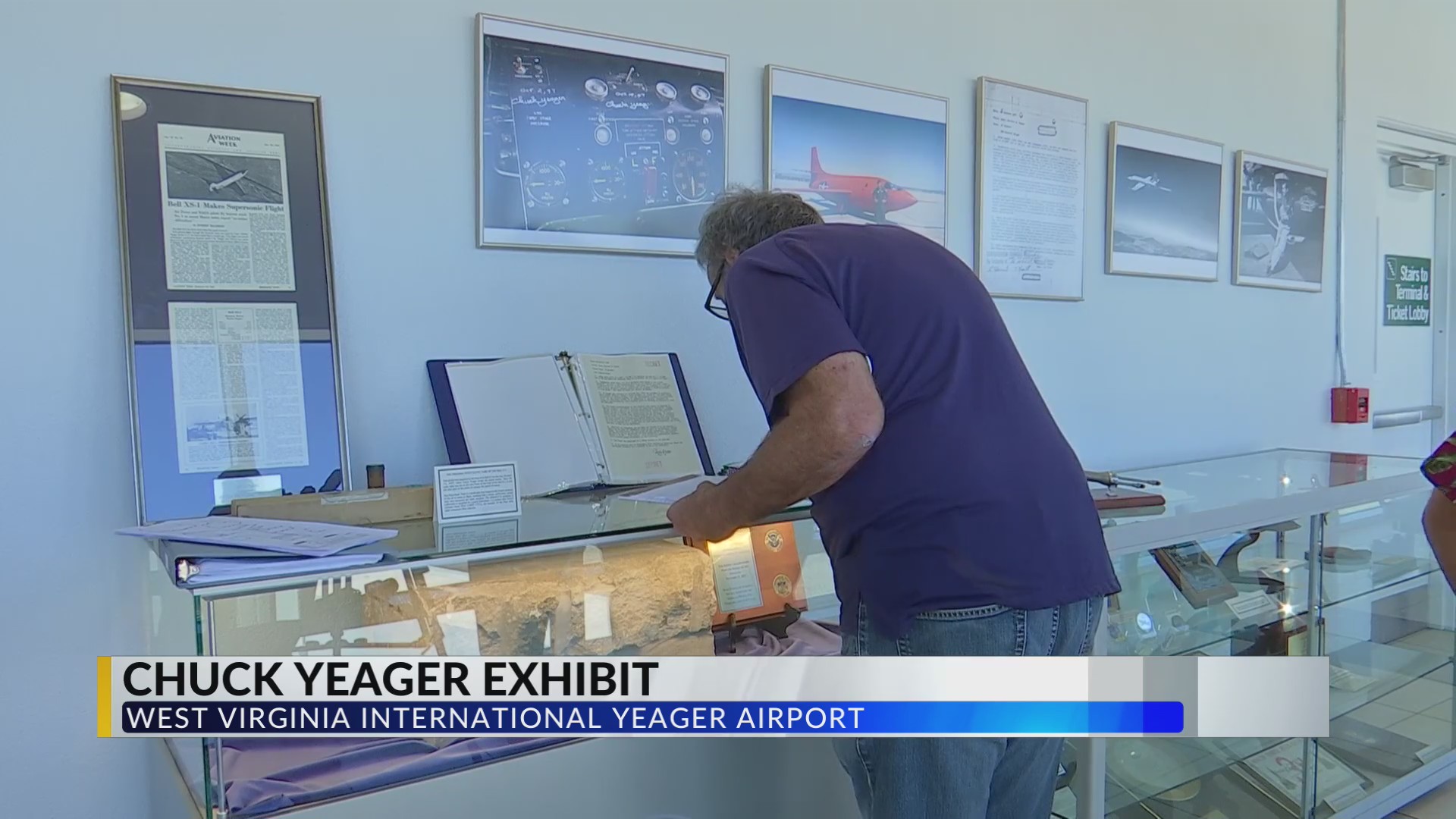 Chuck Yeager exhibit unveiled at West Virginia International Yeager Airport WOWK 13 News