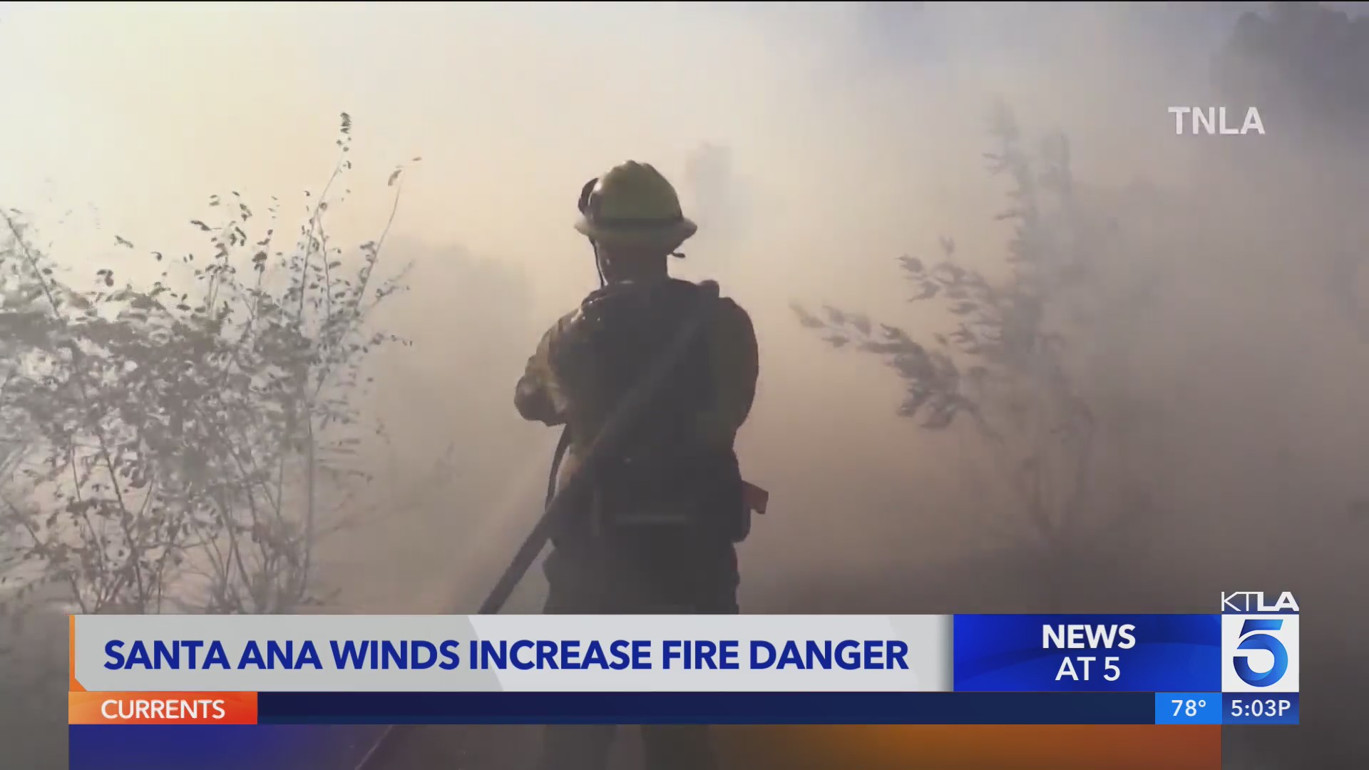 Santa Ana winds increase fire danger across SoCal – KTLA