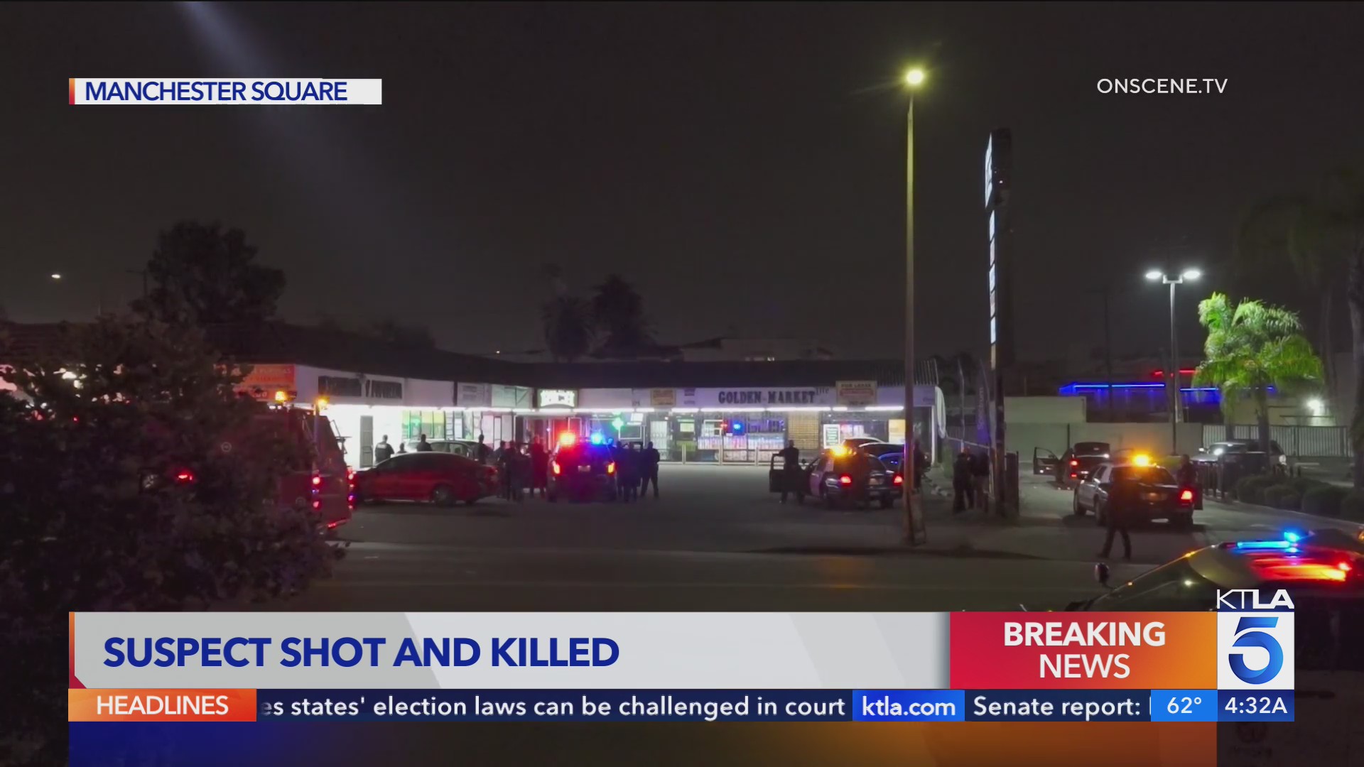 Officers fatally shoot man they say opened fire in their direction – KTLA