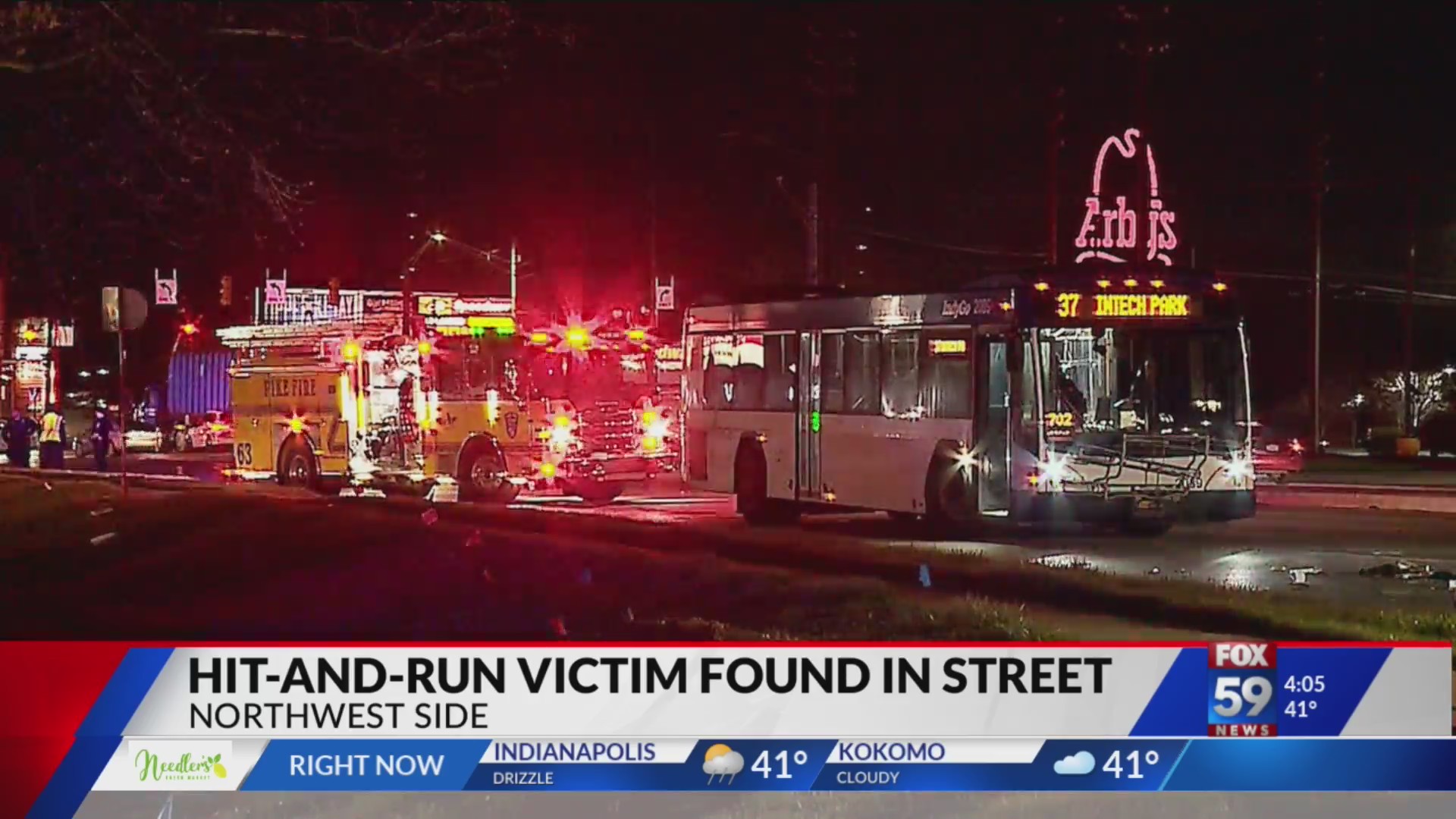 Person killed after hit-and-run crash on NW side – Fox 59