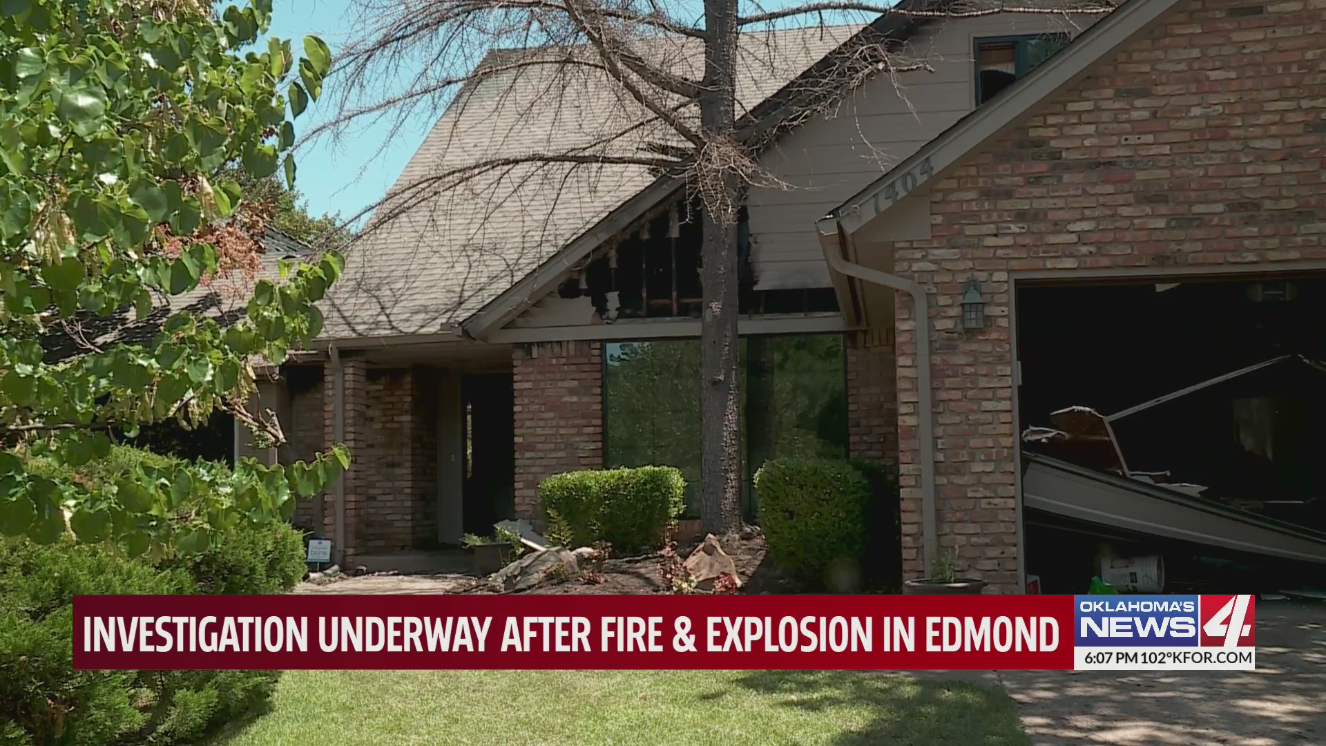 Authorities investigate cause of explosion during house fire in Edmond