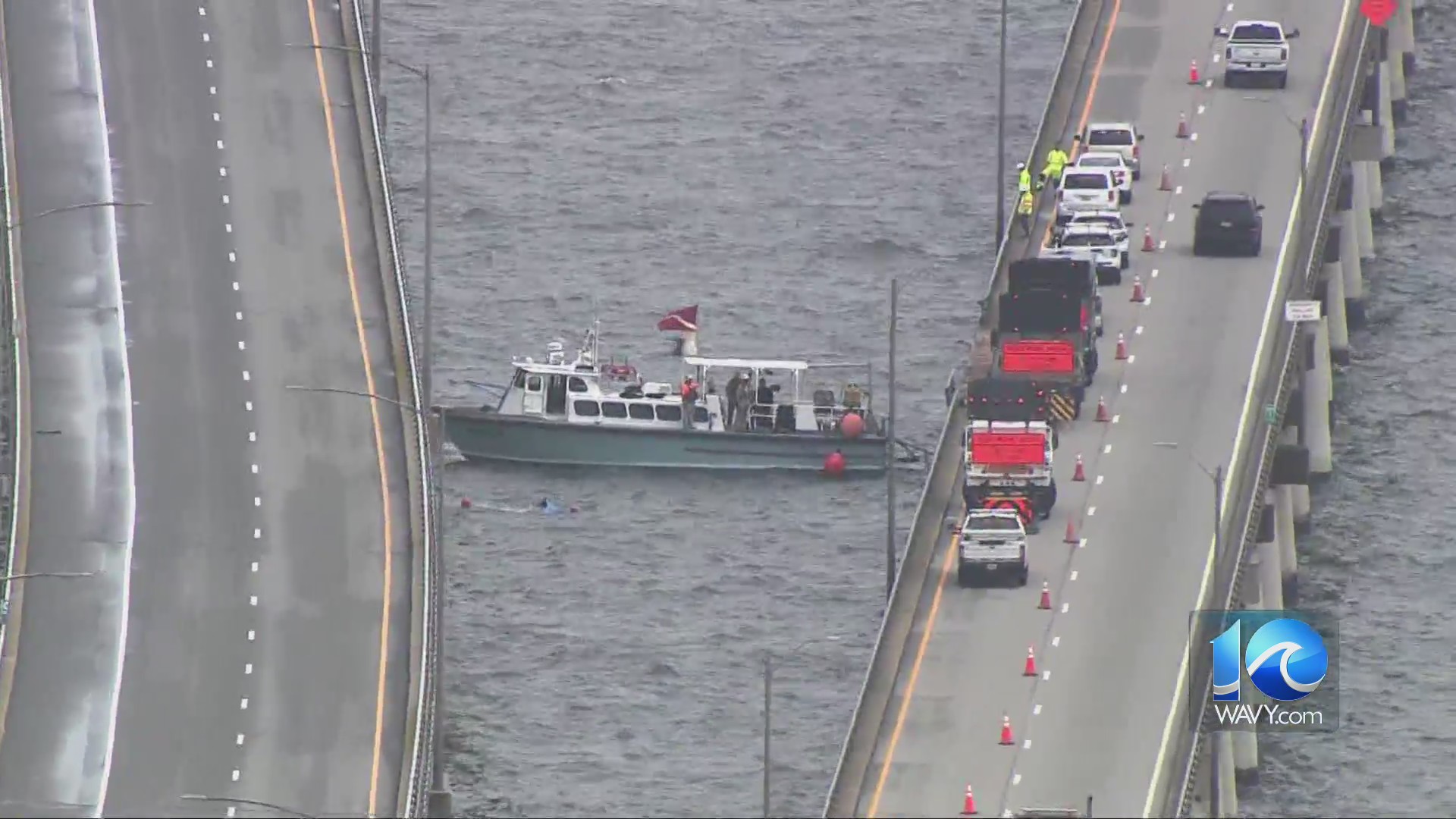 Body of driver that went off Chesapeake Bay Bridge-Tunnel recovered ...