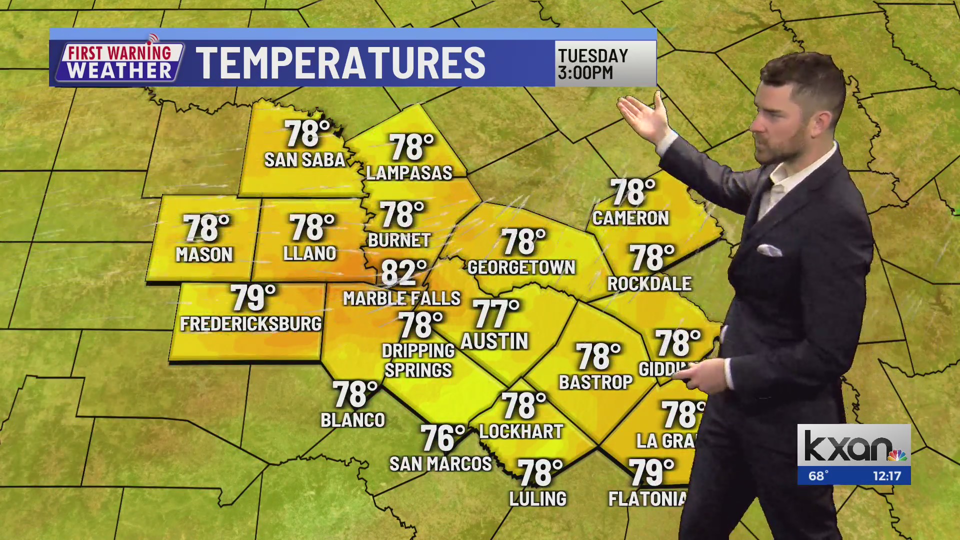 Our warm up continues ahead of big drop in temperatures – KXAN Austin