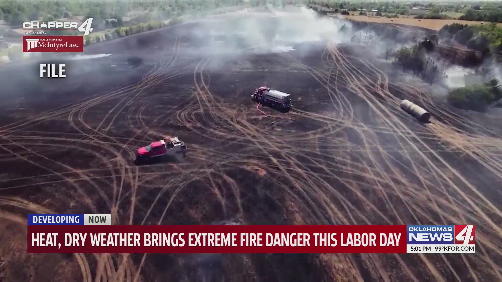 Hot, dry weather conditions bring extreme fire danger – KFOR.com ...