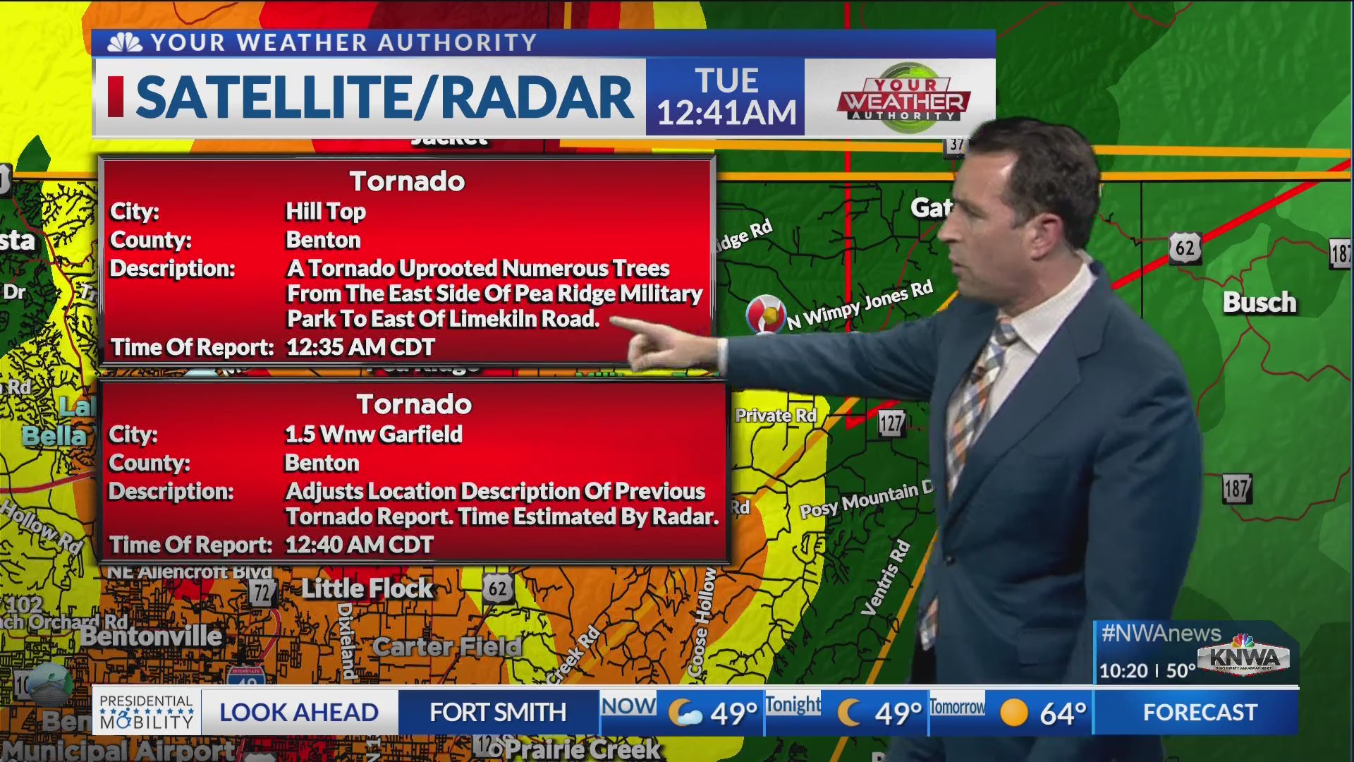 National Weather Service confirms two EF1 tornadoes touched down near ...
