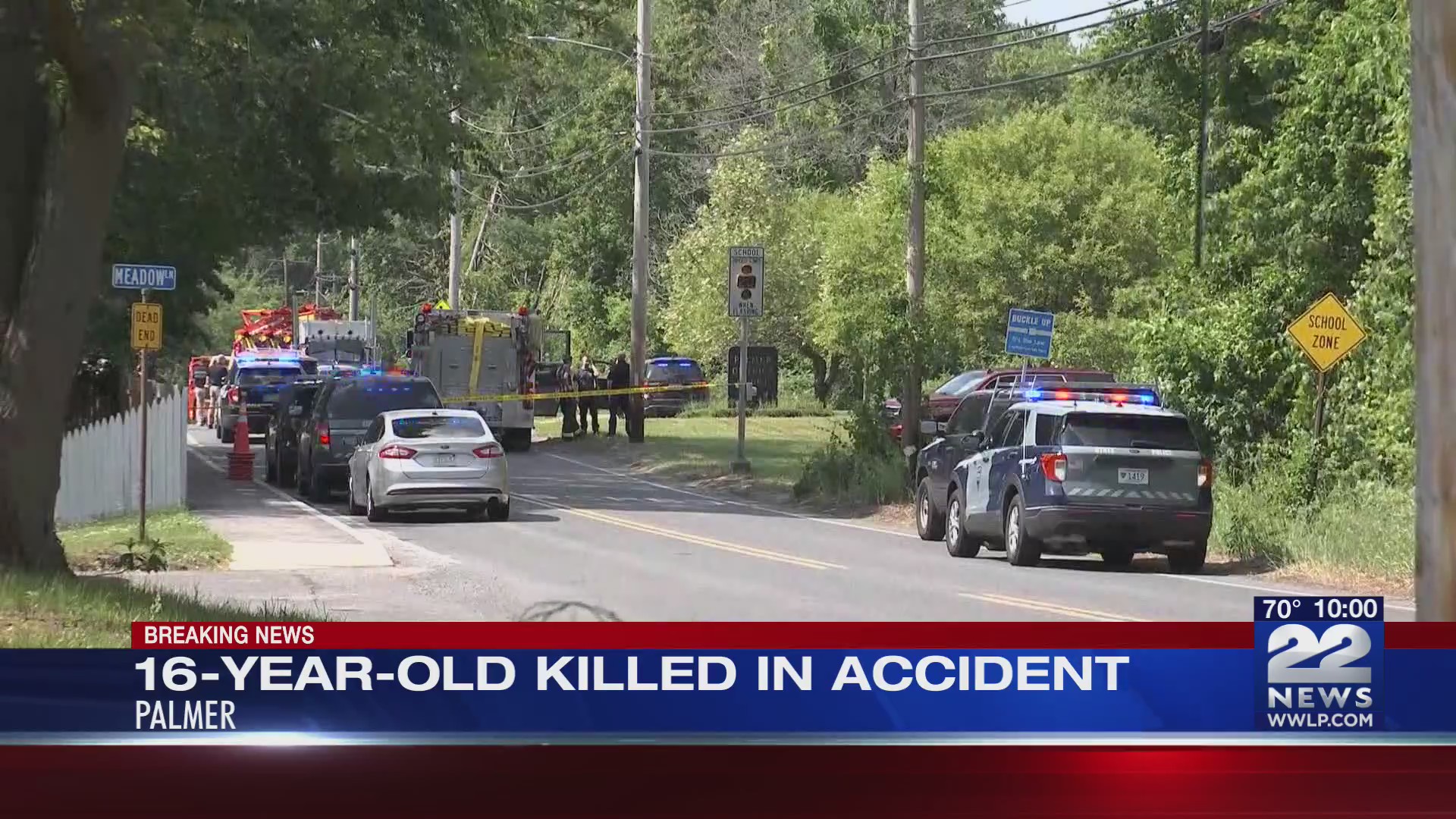 Teen killed in Palmer accident involving tractor trailer WWLP