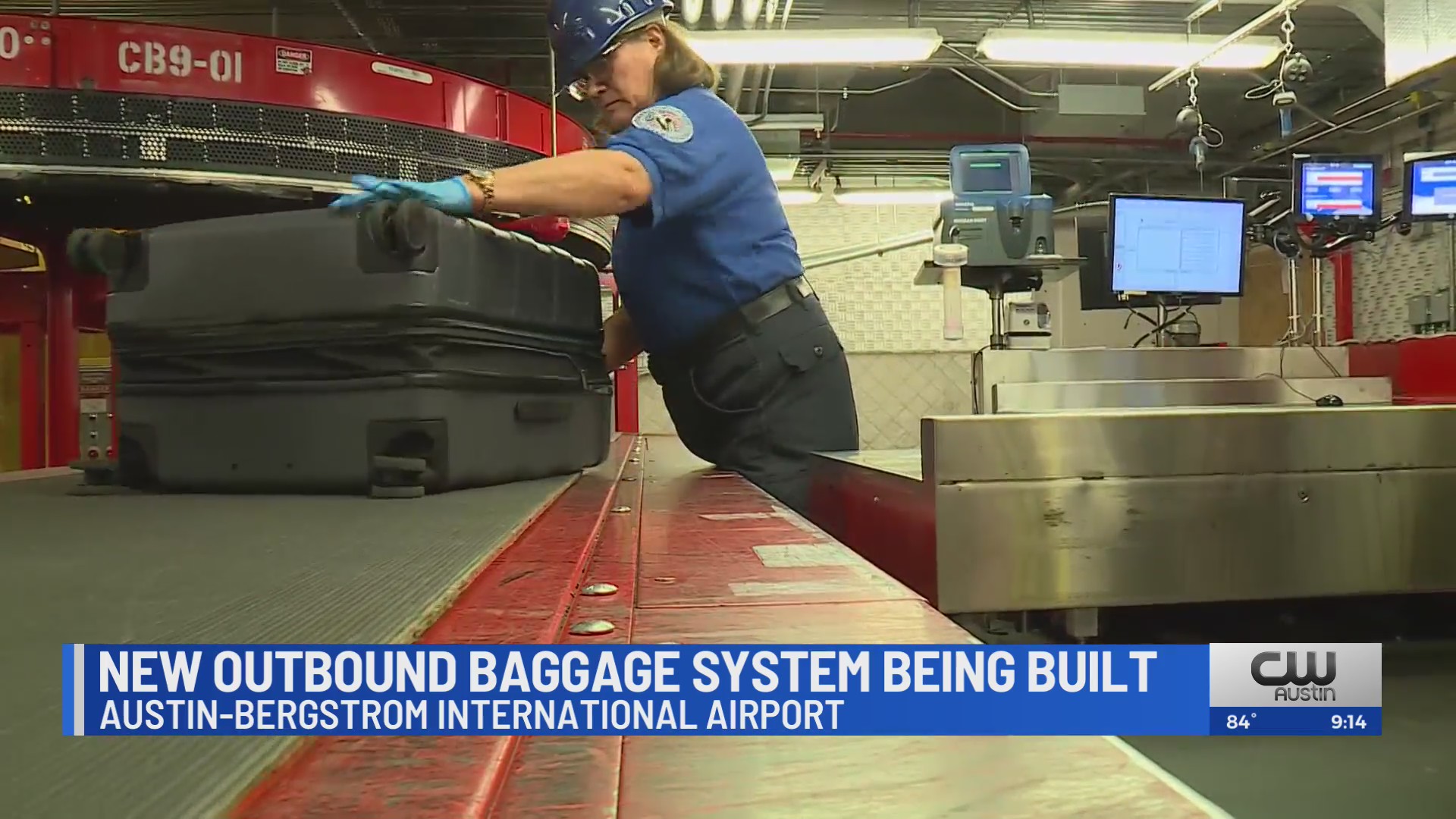 Behind the Scenes at AUS Outbound Baggage Security KXAN Austin