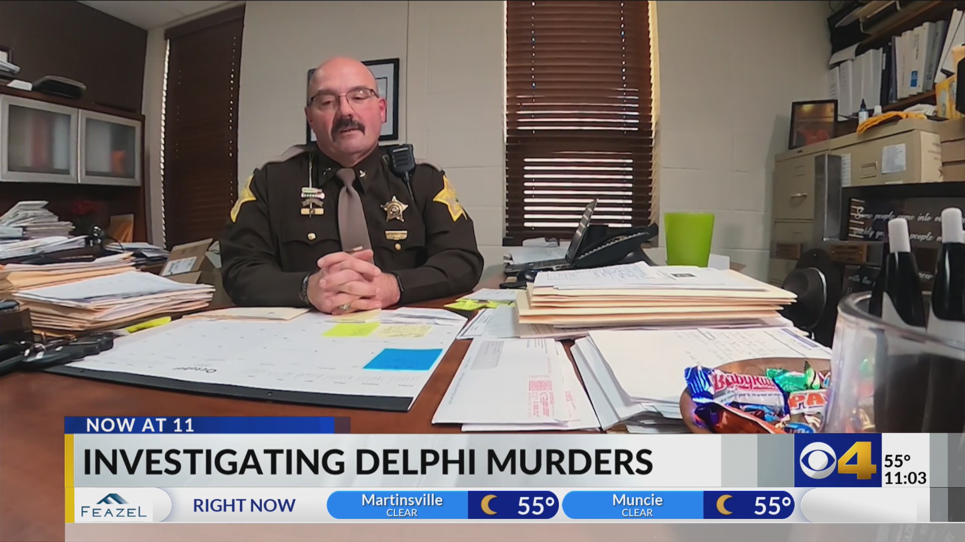 Carroll County Sheriff Tobe Leazenby describes arrest of Delphi suspect ...