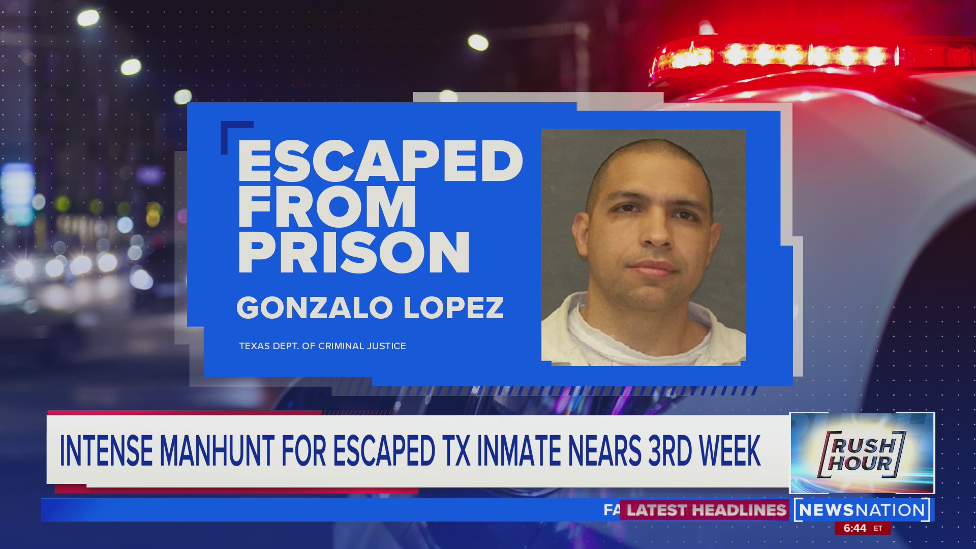 Manhunt for escaped Texas inmate nears 3rd week | Rush Hour – NewsNation