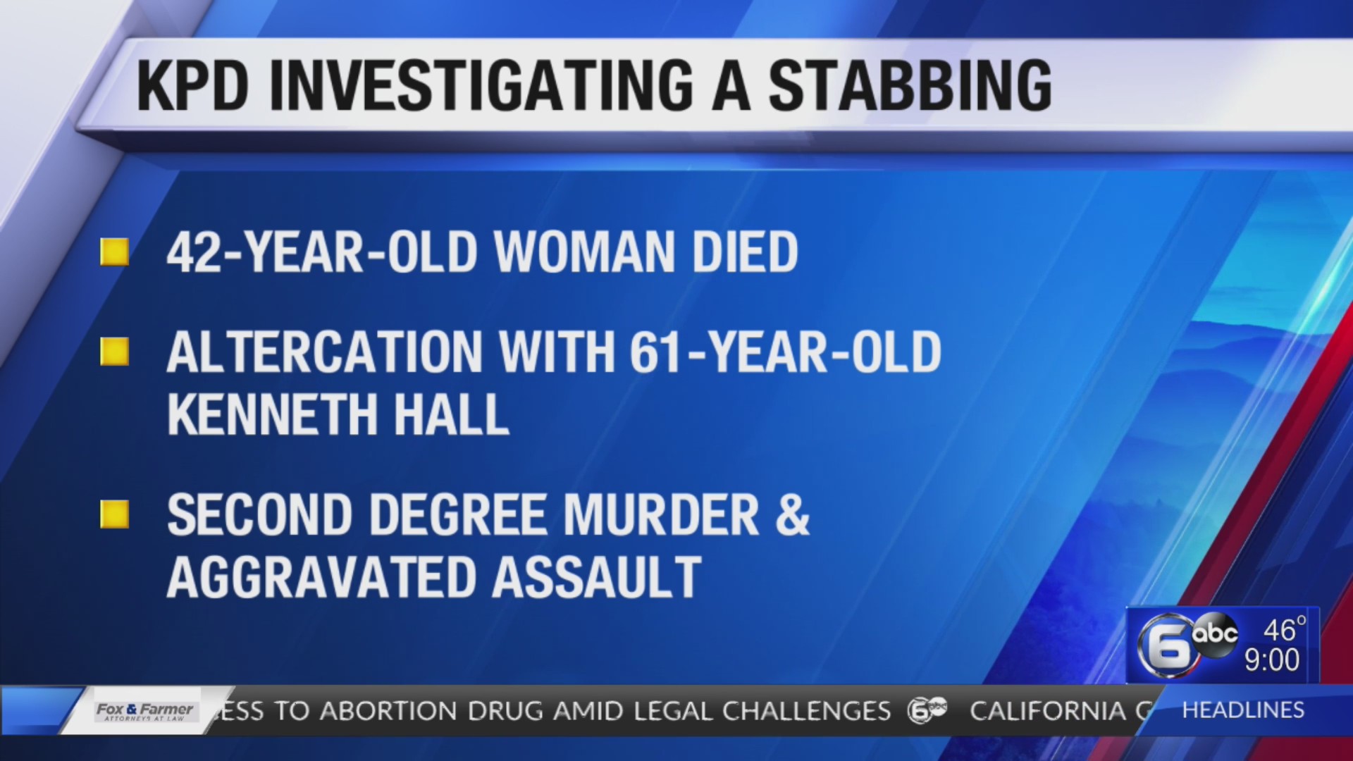 Knoxville Police investigating a fatal stabbing – WATE 6 On Your Side