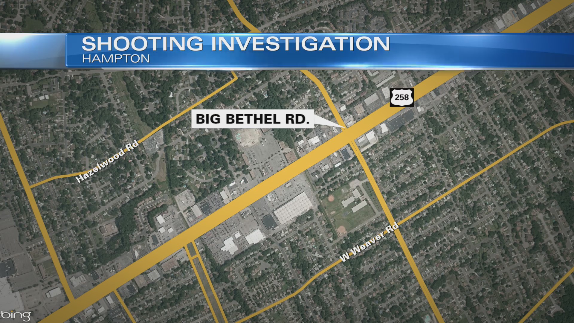 Man found shot on Big Bethel Road in Hampton