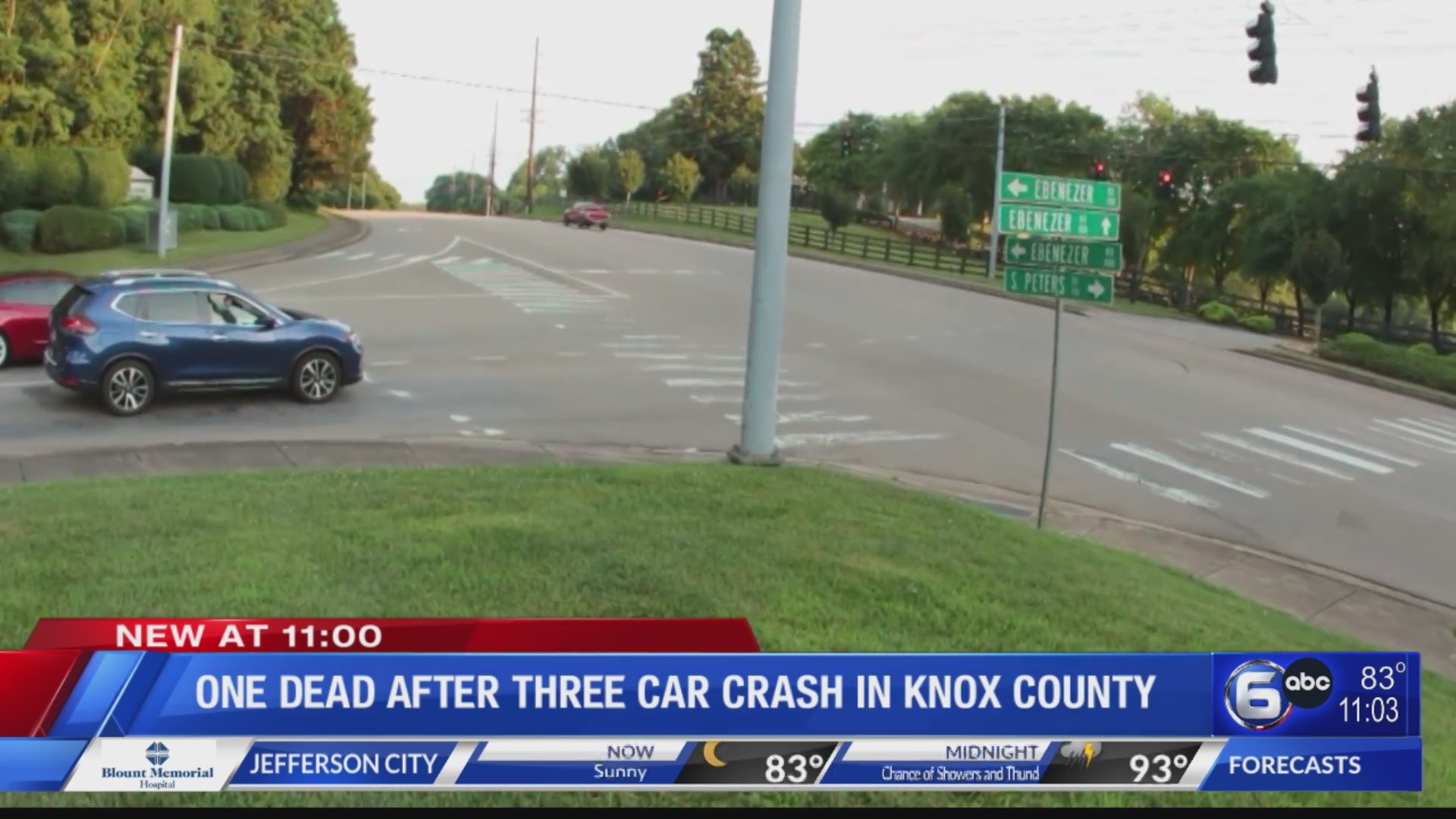 One Dead After Three Car Crash in Knox County – WATE 6 On Your Side