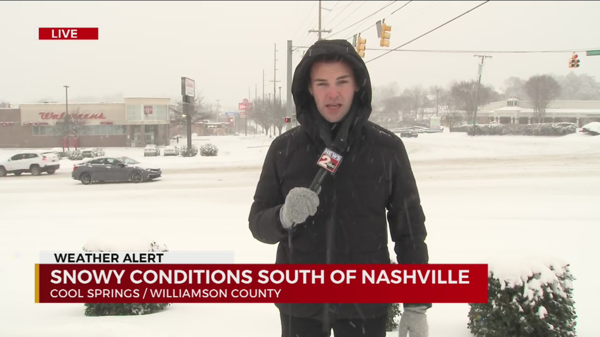 Road conditions near Nippers Corner WKRN News 2