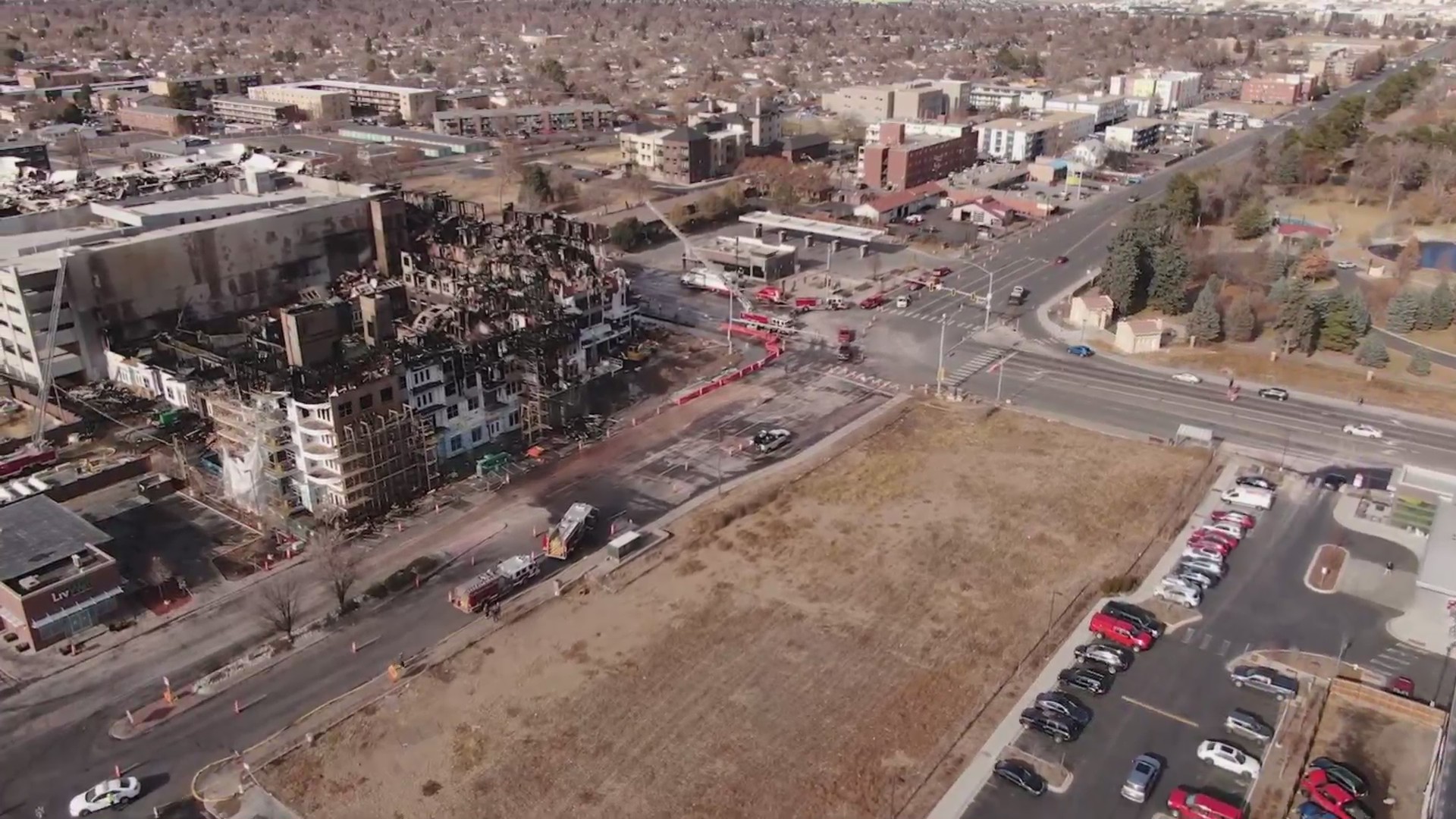 Fire continues to burn at intersection of Peoria, Colfax FOX31 Denver