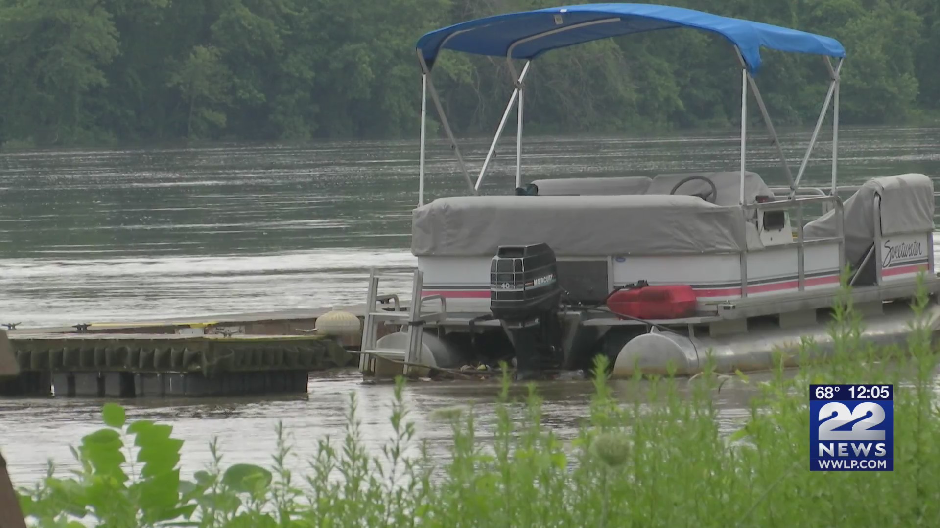 Severe pollution of the Connecticut River due to flooding WWLP