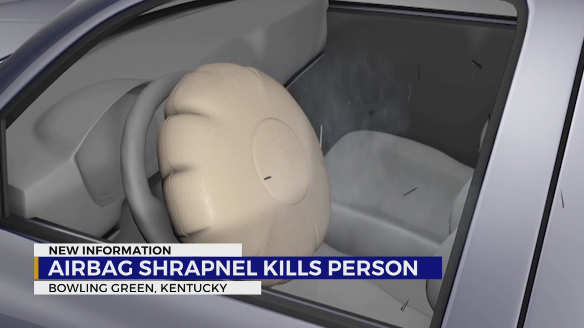 Airbag shrapnel kills person in Bowling Green WKRN News 2