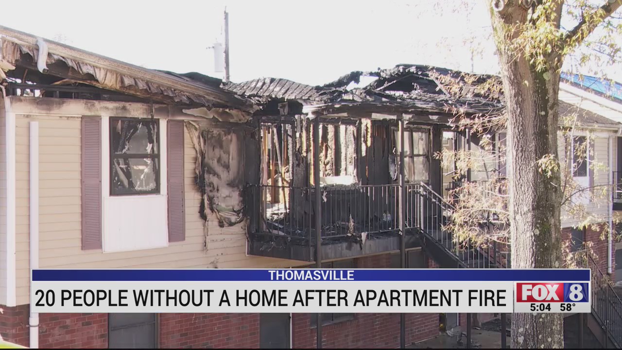 20 people without home after Thomasville apartment fire – FOX8 WGHP