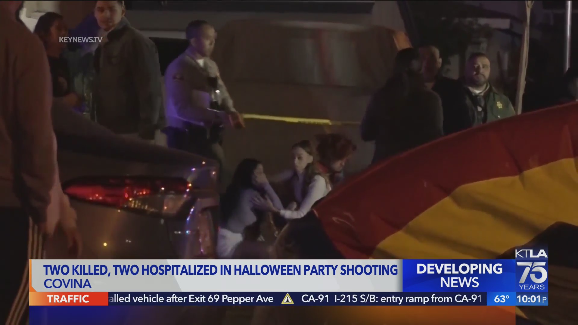 2 killed, 2 hospitalized in Halloween party shooting in Covina – KTLA