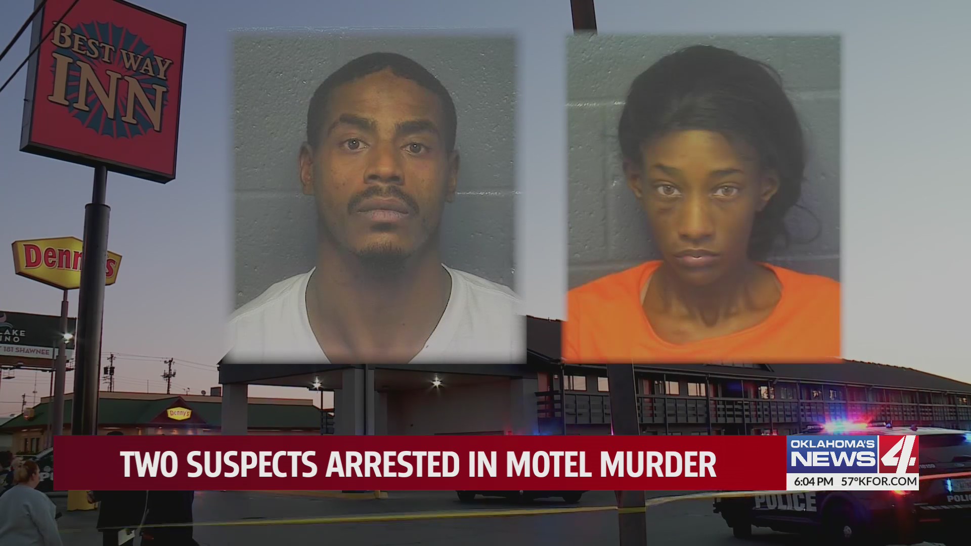 Two suspects arrested in deadly OKC motel shooting – KFOR.com Oklahoma City
