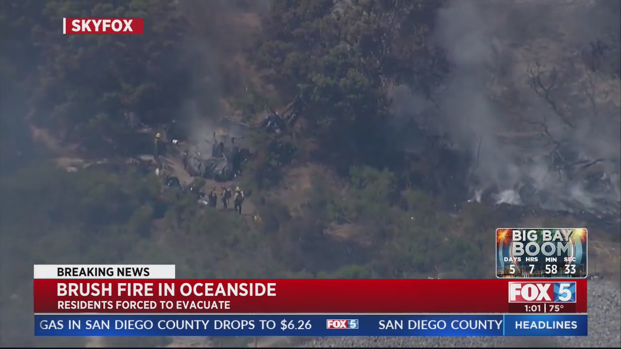 Brush Fire in Oceanside – FOX 5 San Diego & KUSI News