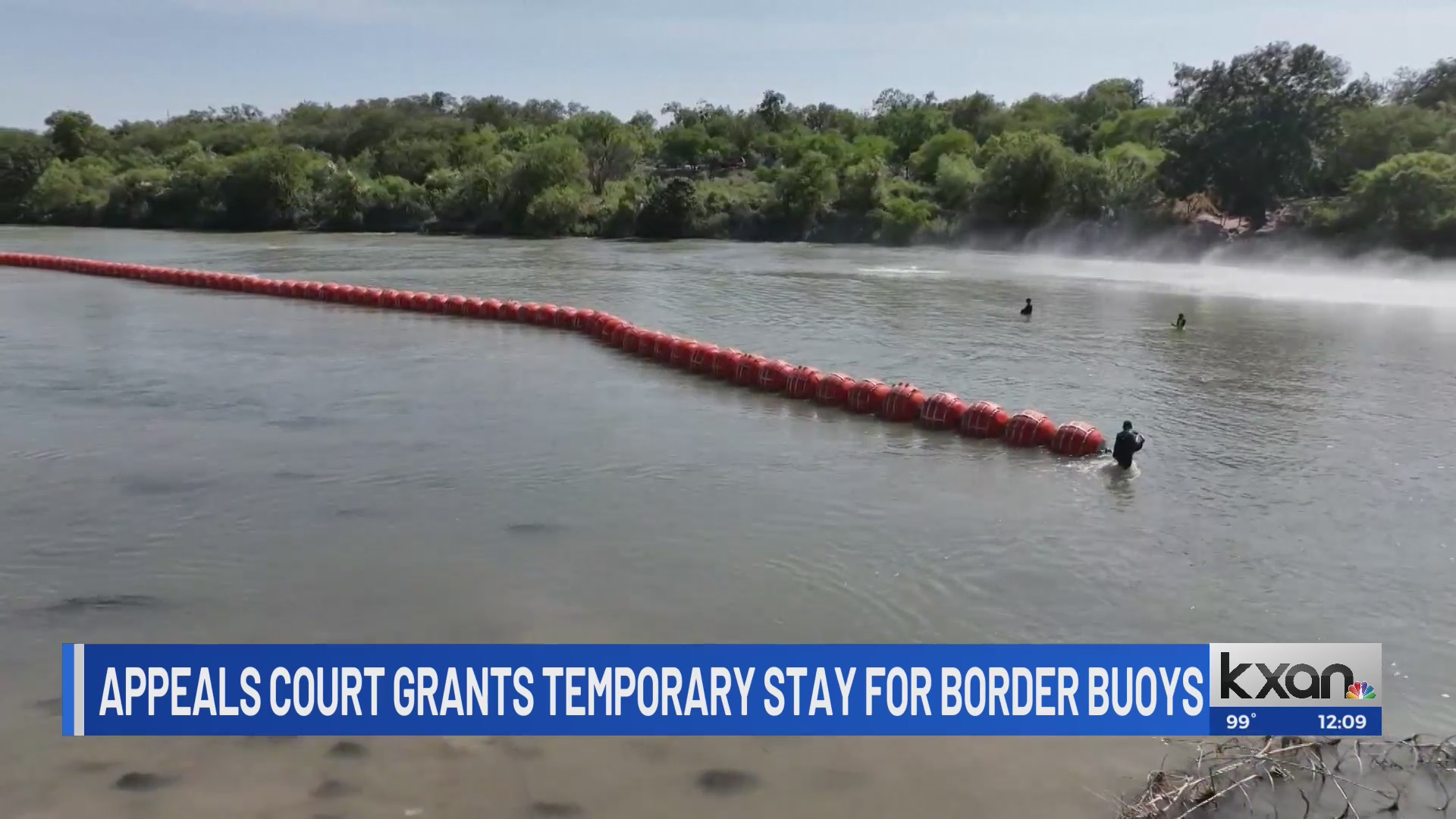 Border buoy barrier in Rio Grande allowed to remain after state appeals ...