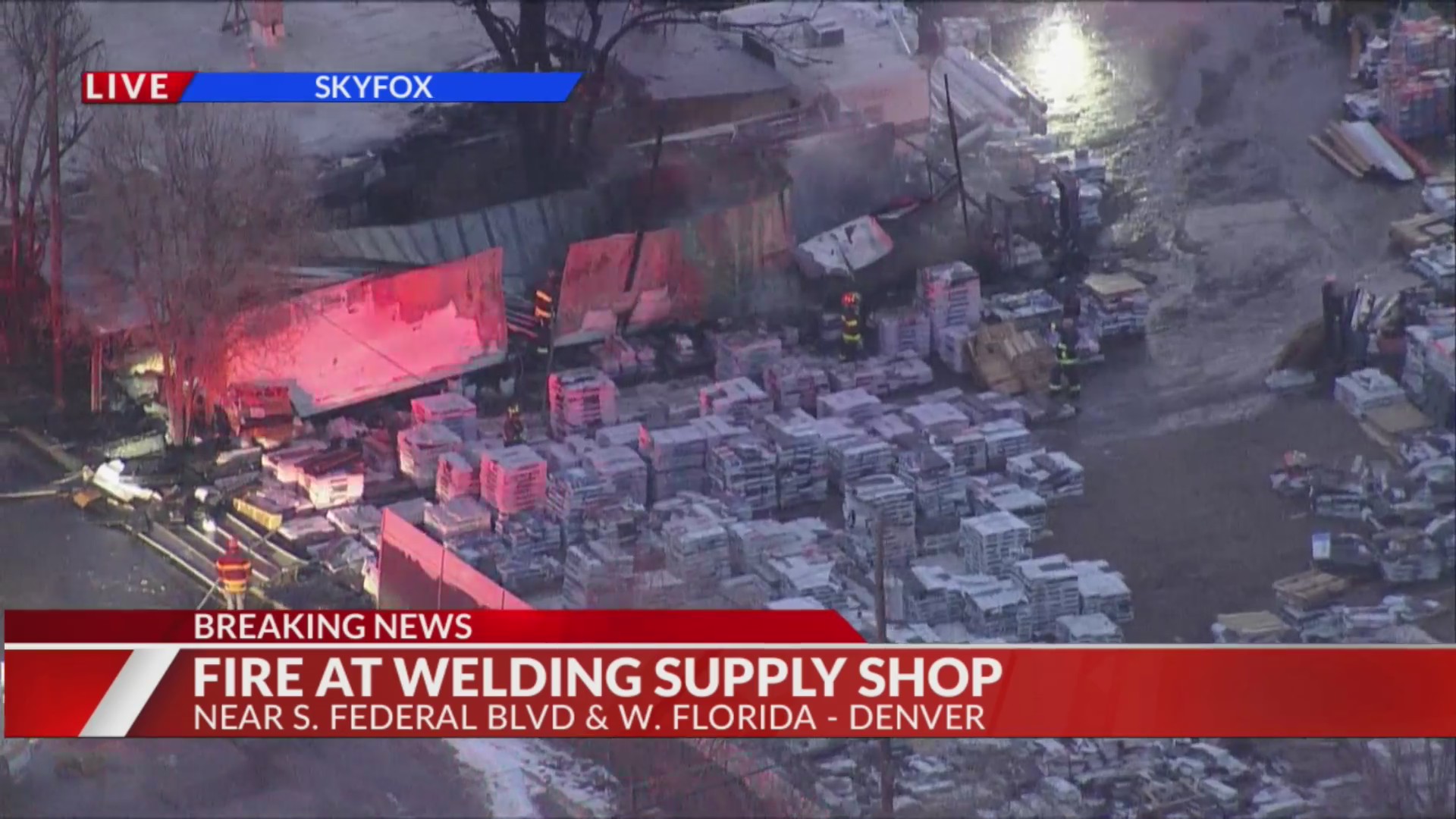 Crews battle fire at Denver welding supply shop – FOX31 Denver