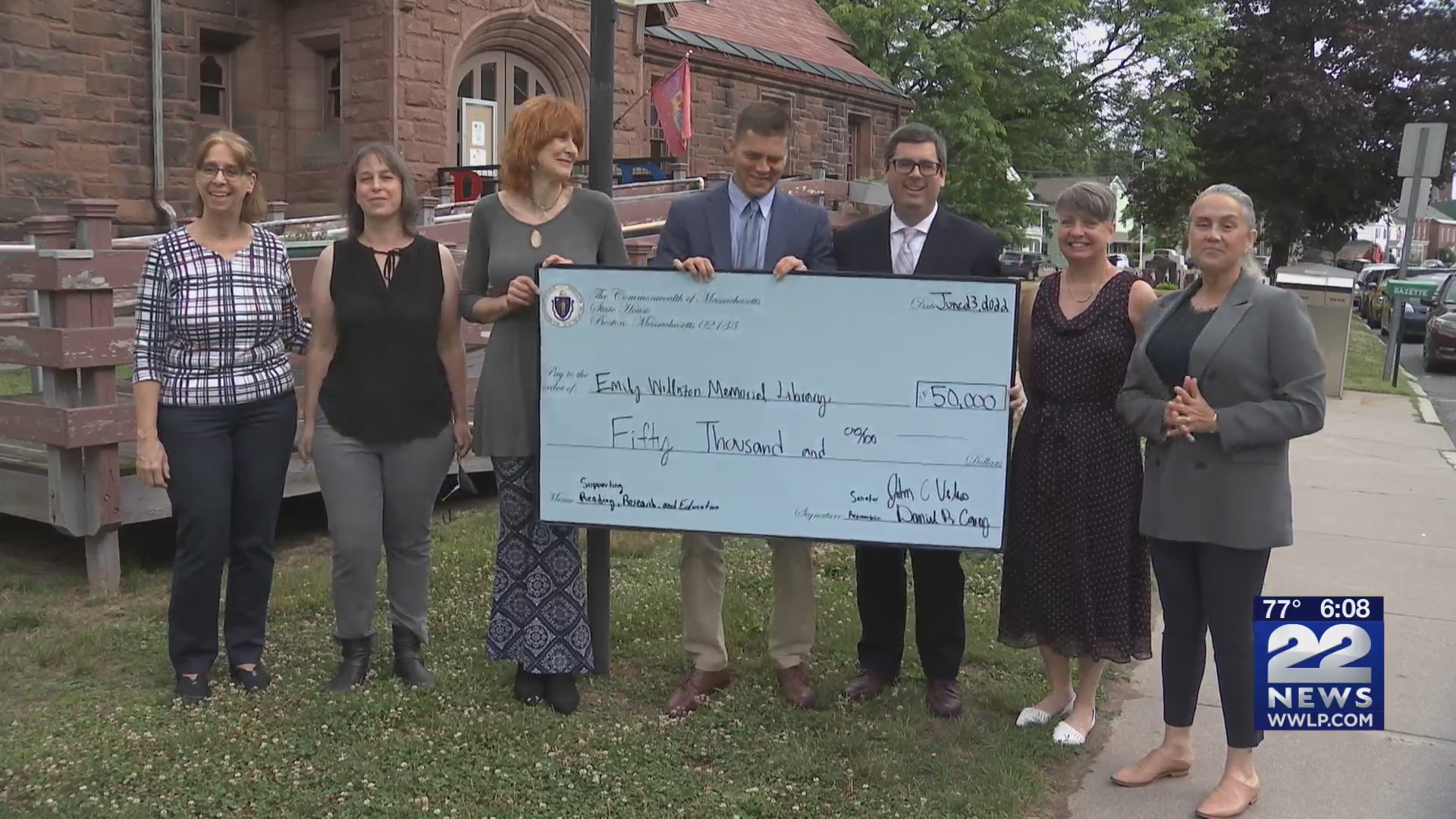 Emily Williston Memorial Library in Easthampton funded 50k WWLP