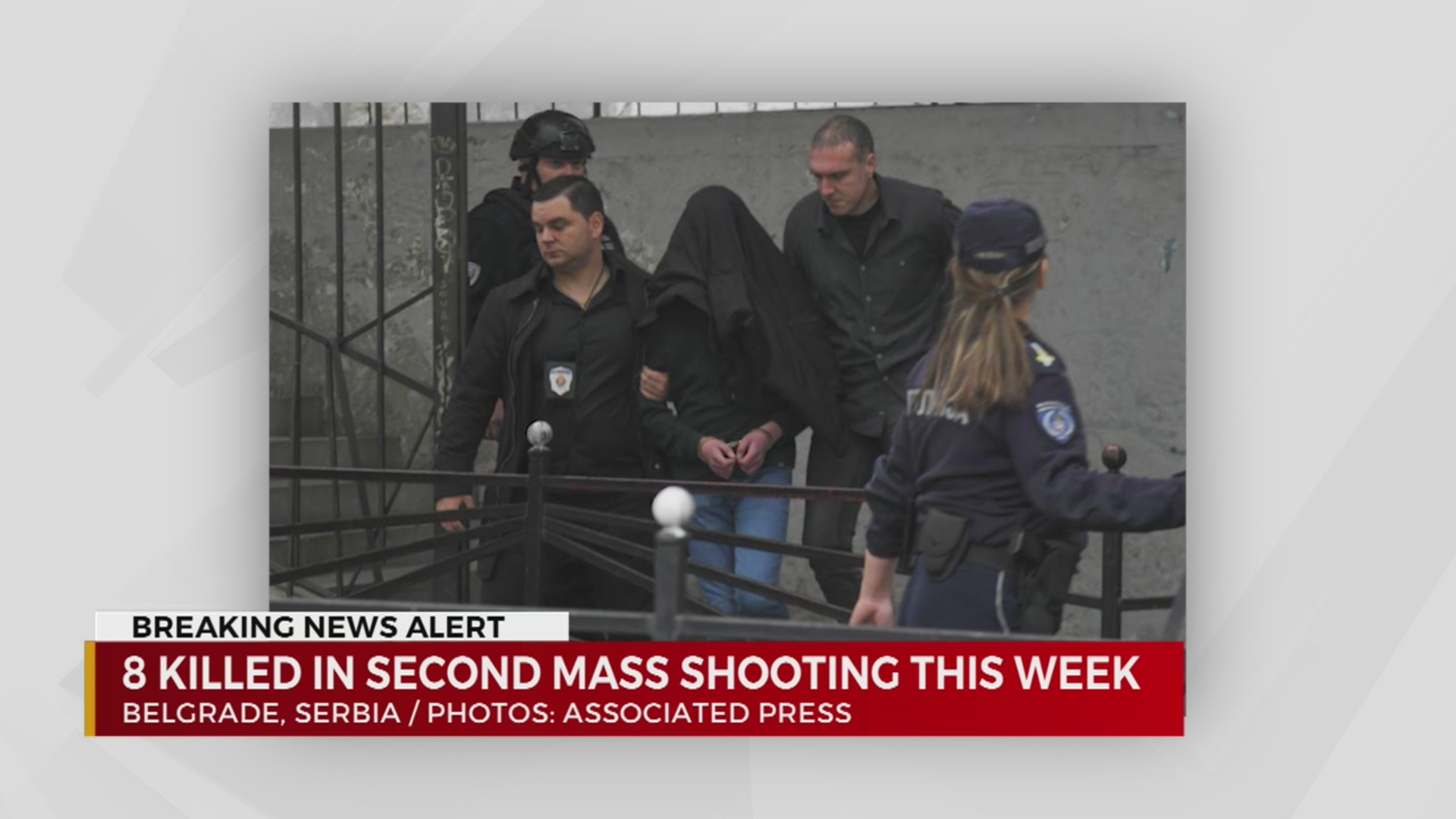 Suspect arrested in Serbia’s second mass shooting in 2 days – WKRN News 2