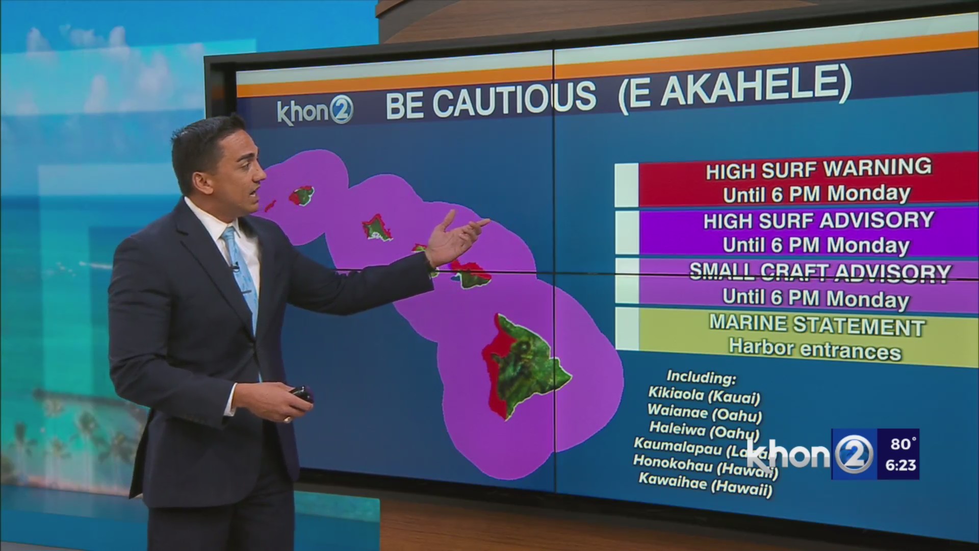 High Surf Warning remains in effect through Monday – KHON2