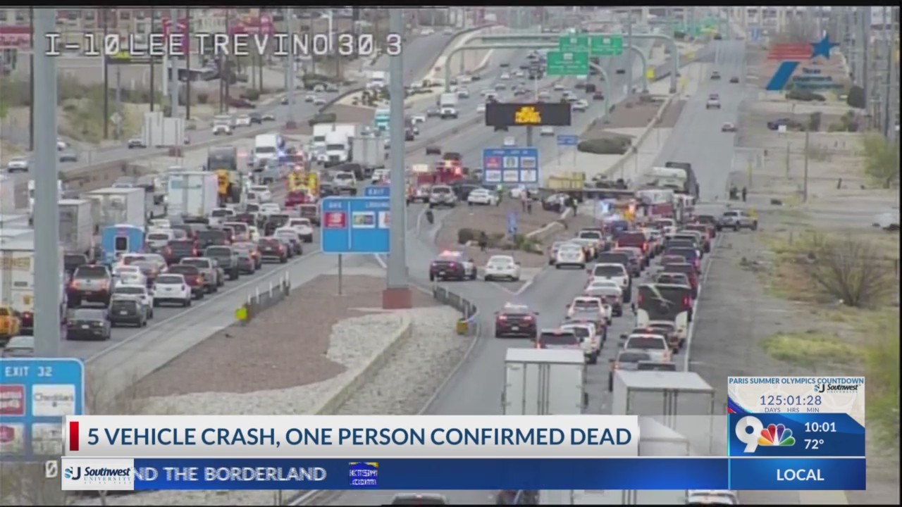 1 person killed in multi-vehicle crash in East El Paso – KTSM 9 News
