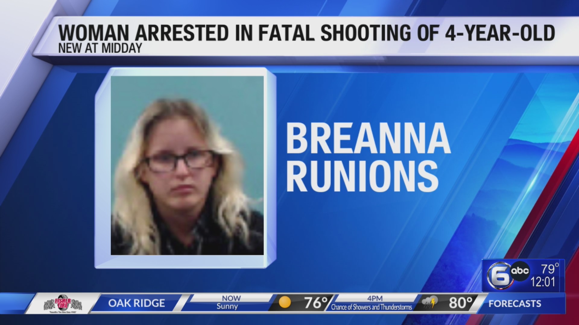 Woman arrested in fatal shooting of 4-year-old – WATE 6 On Your Side
