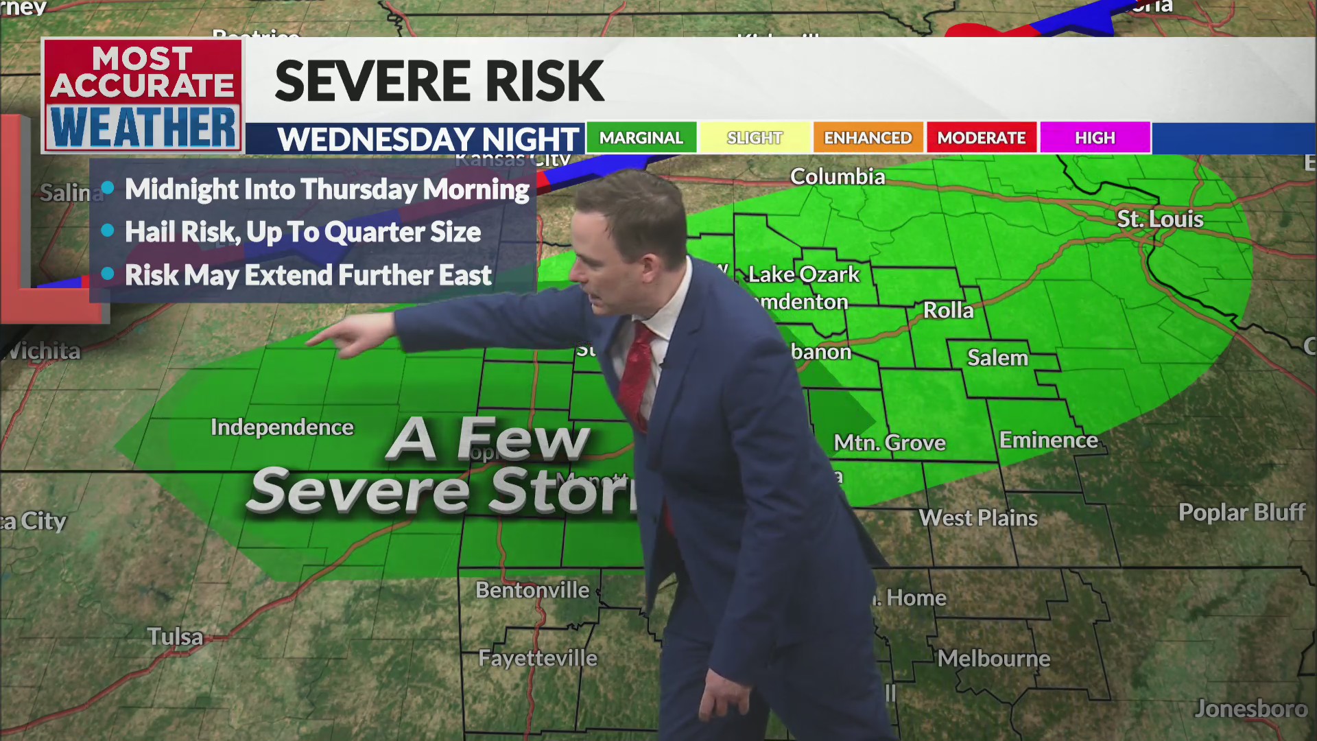 Near record highs ahead of overnight storm risk – KOLR – OzarksFirst.com