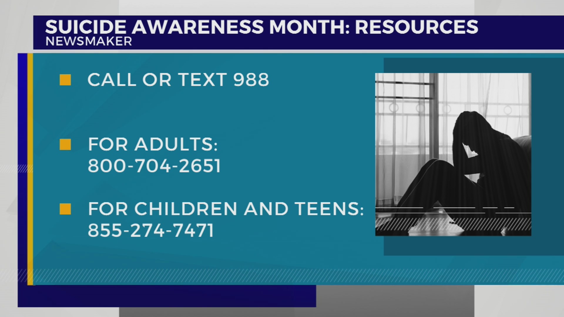 Newsmaker: Suicide Awareness Month – WKRN News 2