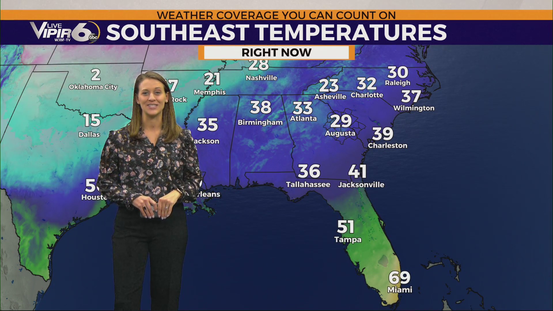 A Great End to the Weekend with Sunshine and Average Temps! WJBF