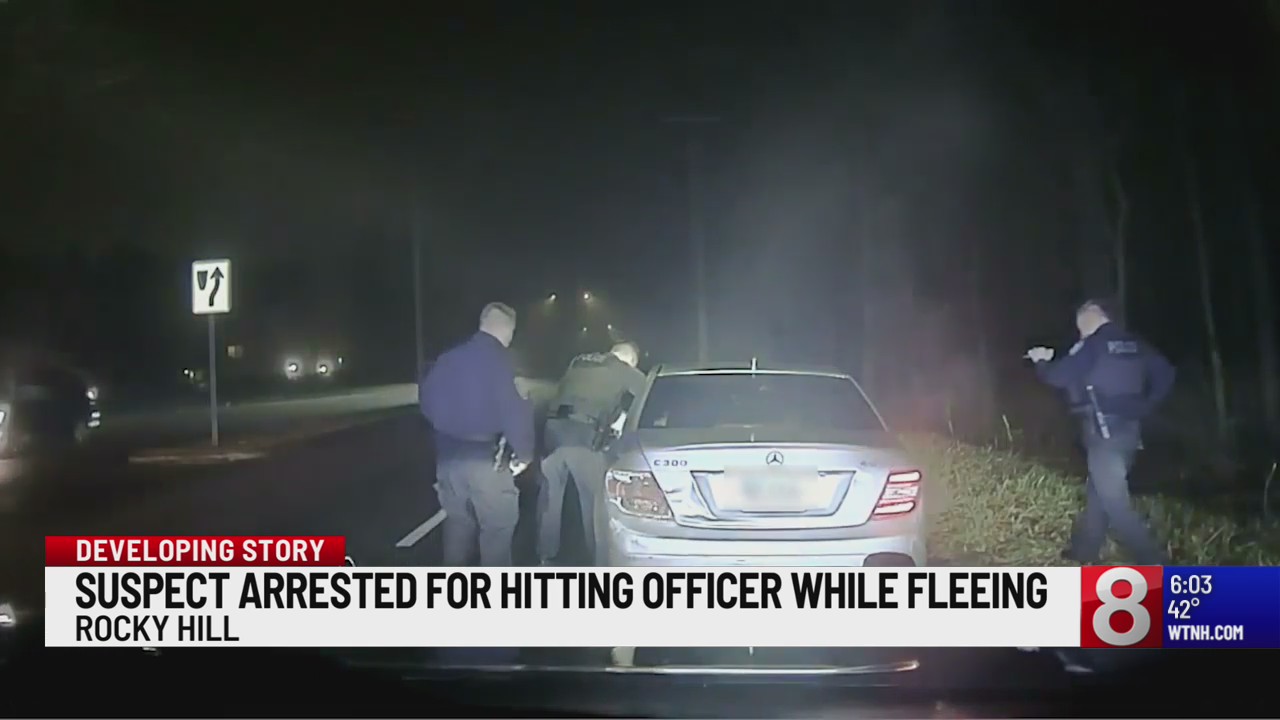 Suspect arrested for hitting Rocky Hill police officer while fleeing ...