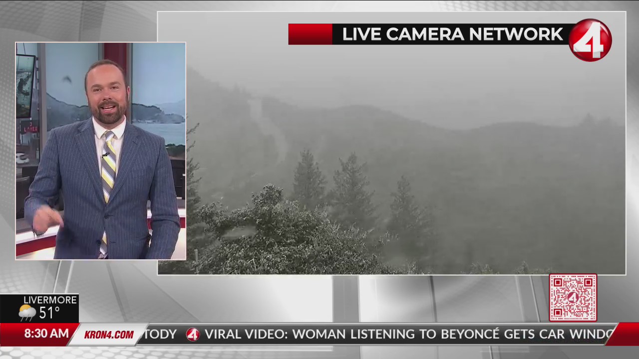 Snow falls on Mount Tam as blast - 3CC34E0319B8701C46C1E88DECAB5FDC 